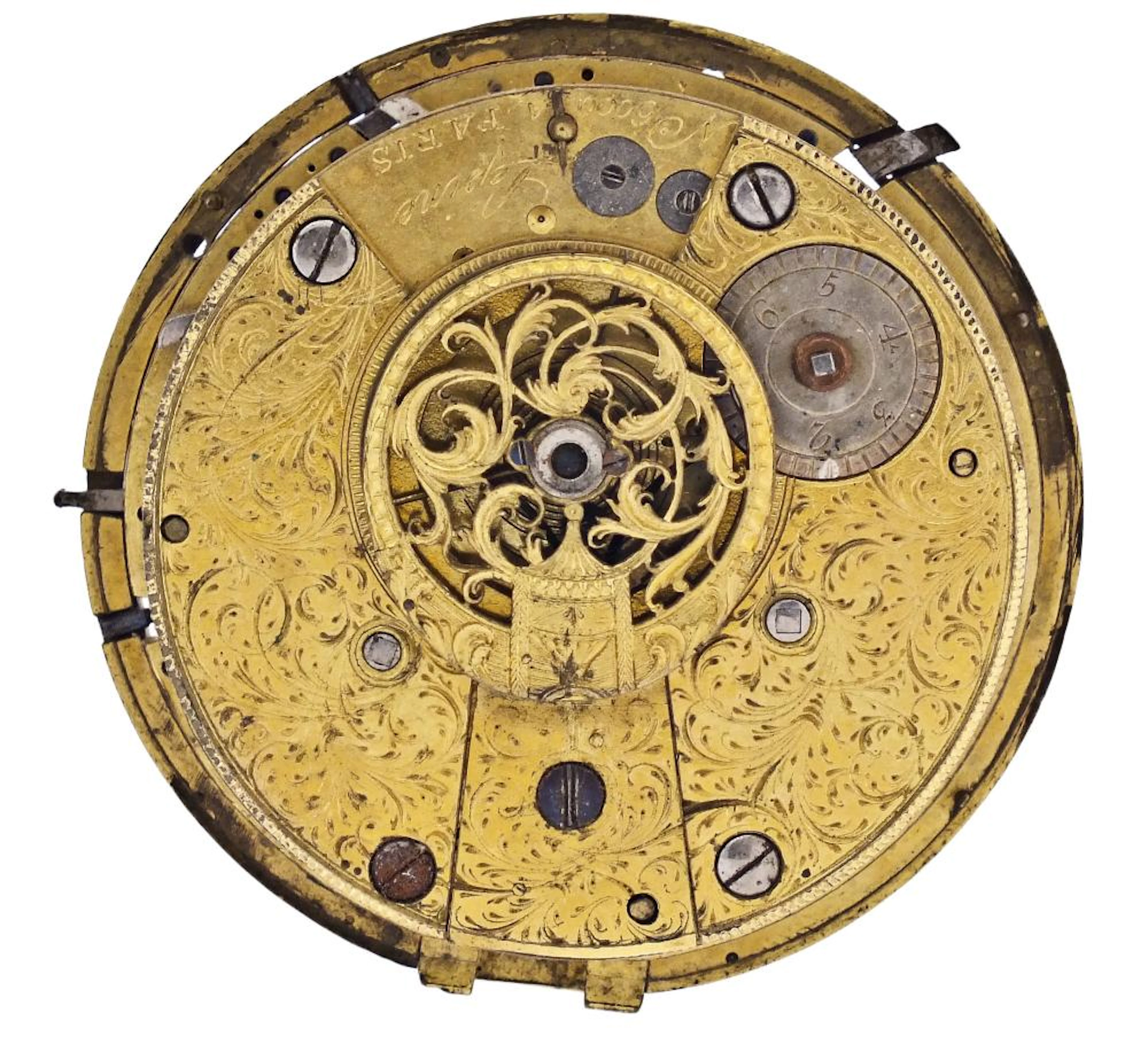 An unusual late 18th century repeating clock watch...