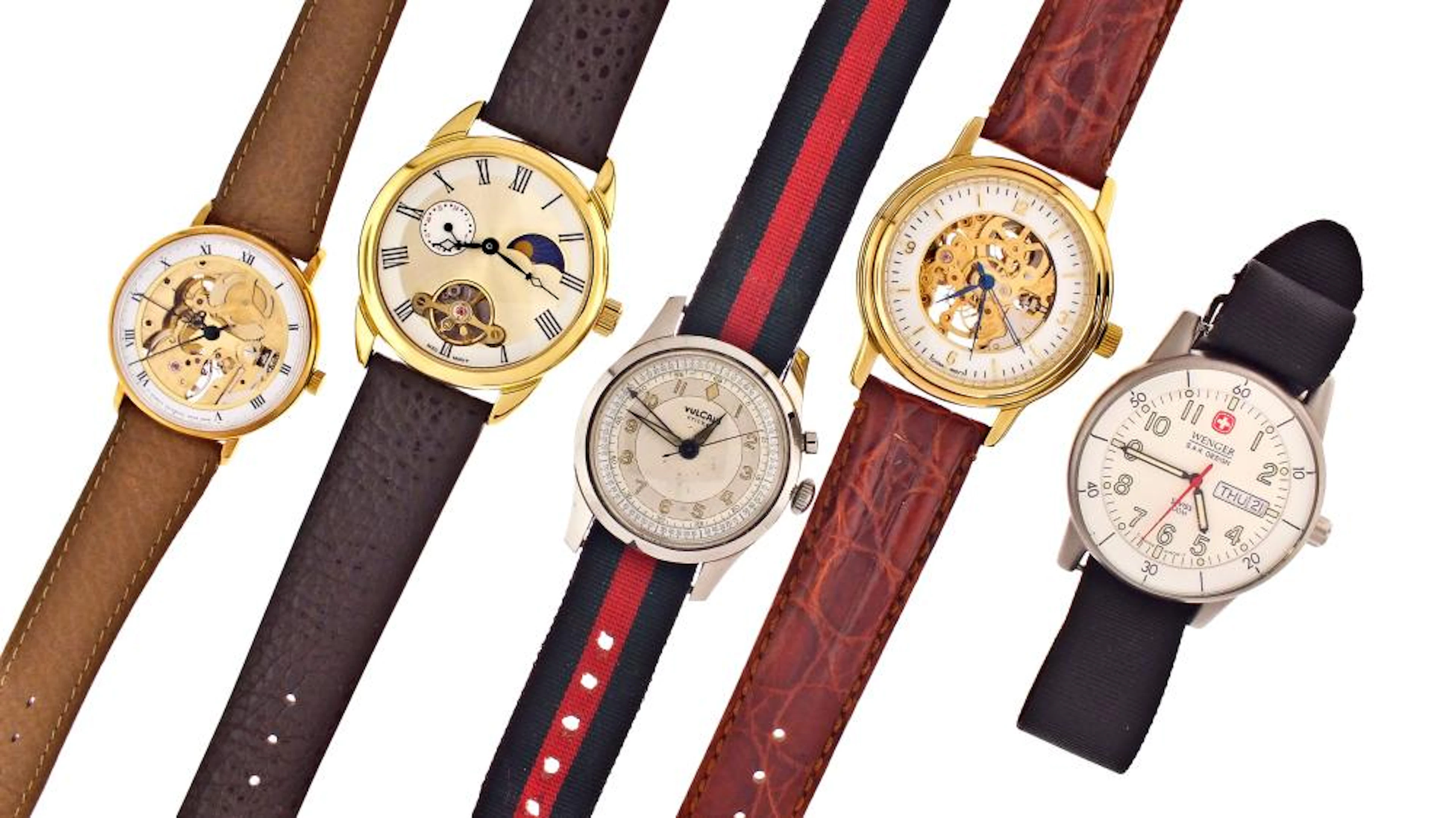 A lot of 11 quartz and mechanical wrist watches