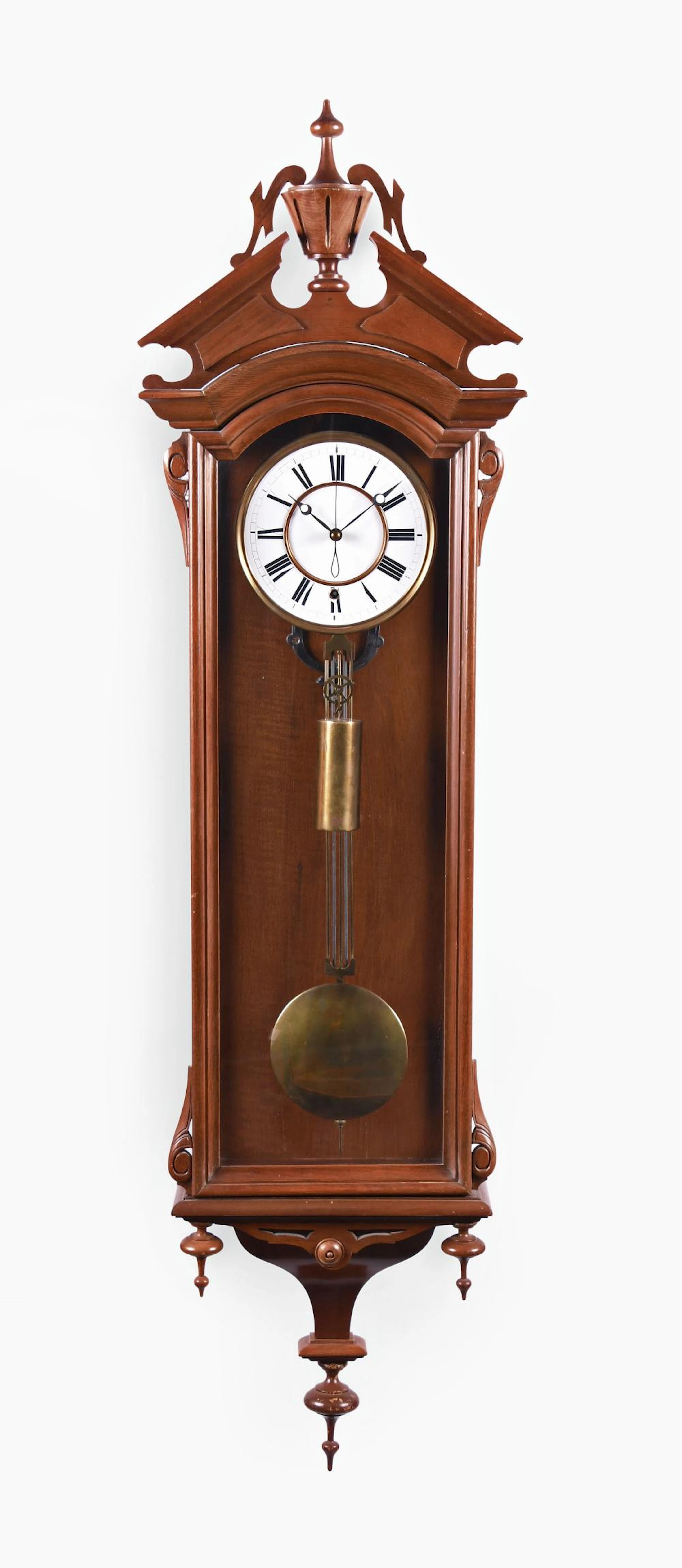 George Jones Vienna regulator style wall clock