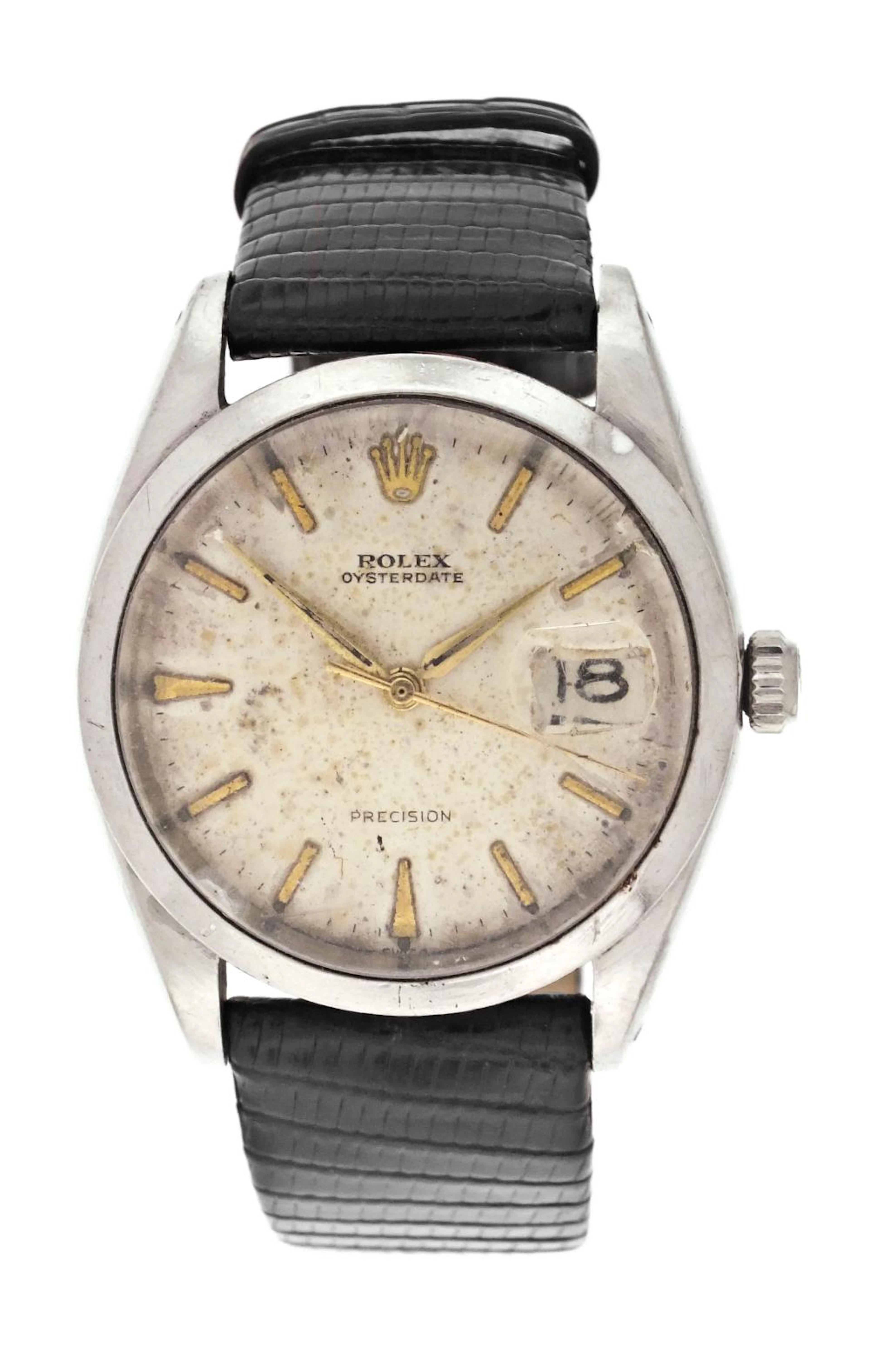 A Rolex stainless steel ref. 6694 Oysterdate wrist watch