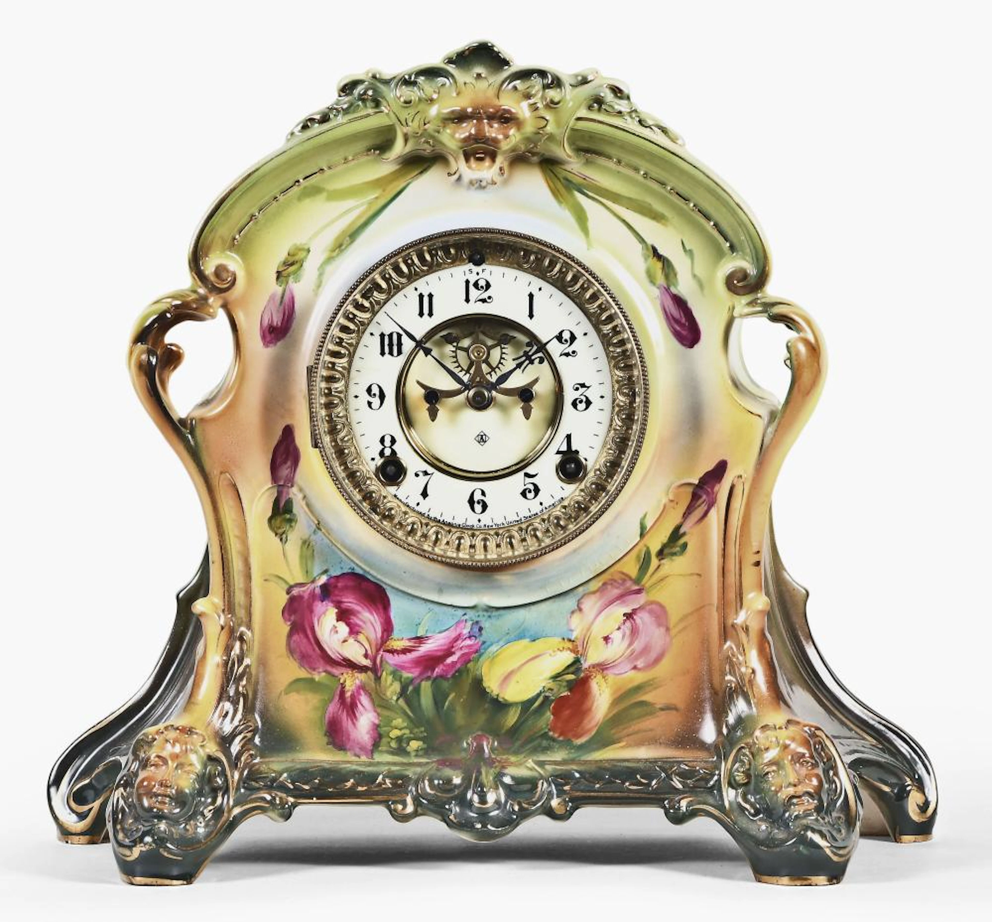 Ansonia Clock Co. La Plata Royal Bonn mantel clock