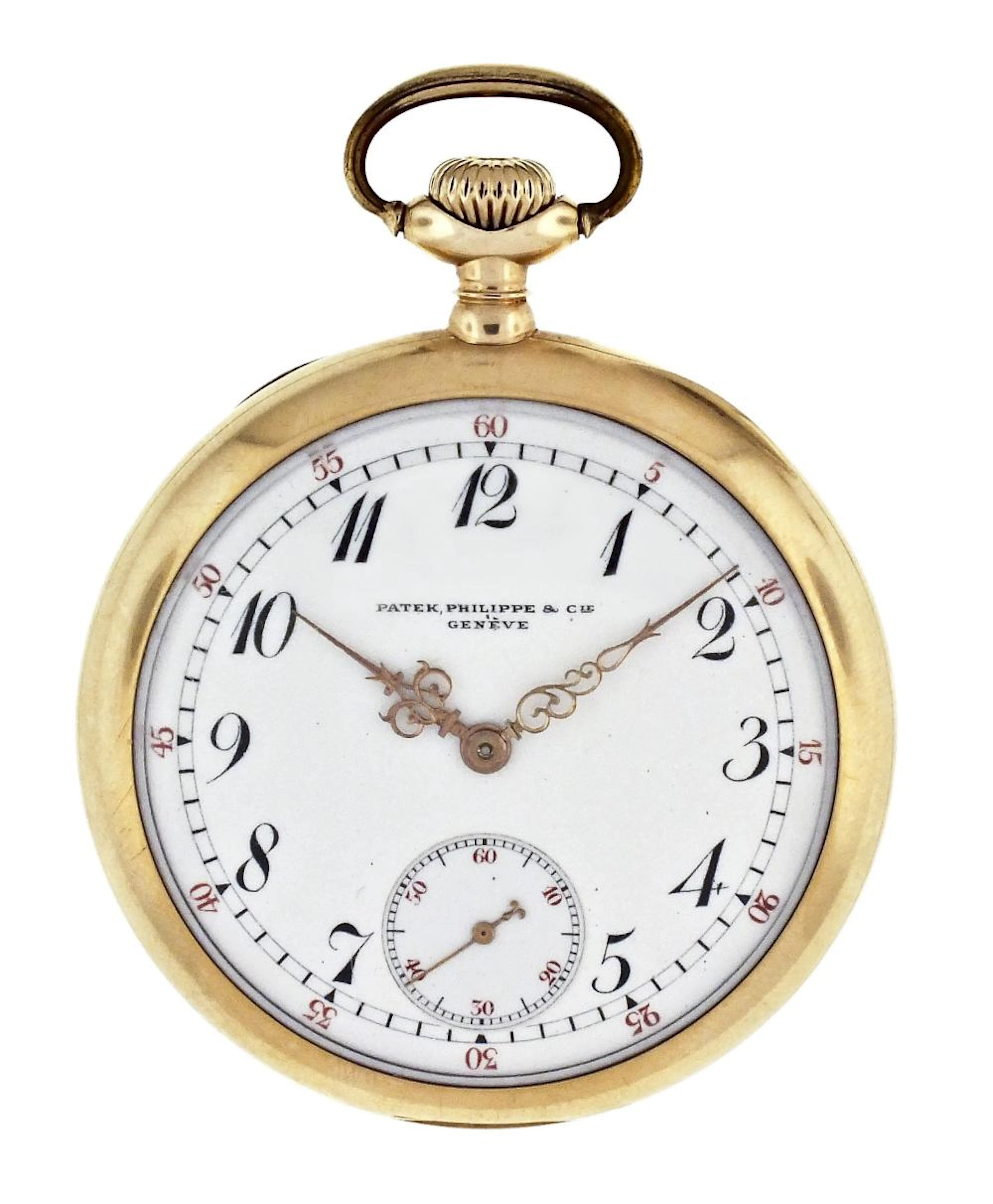 A gold Patek Philippe & Cie. pocket watch for Shreve Crump & Low Co.