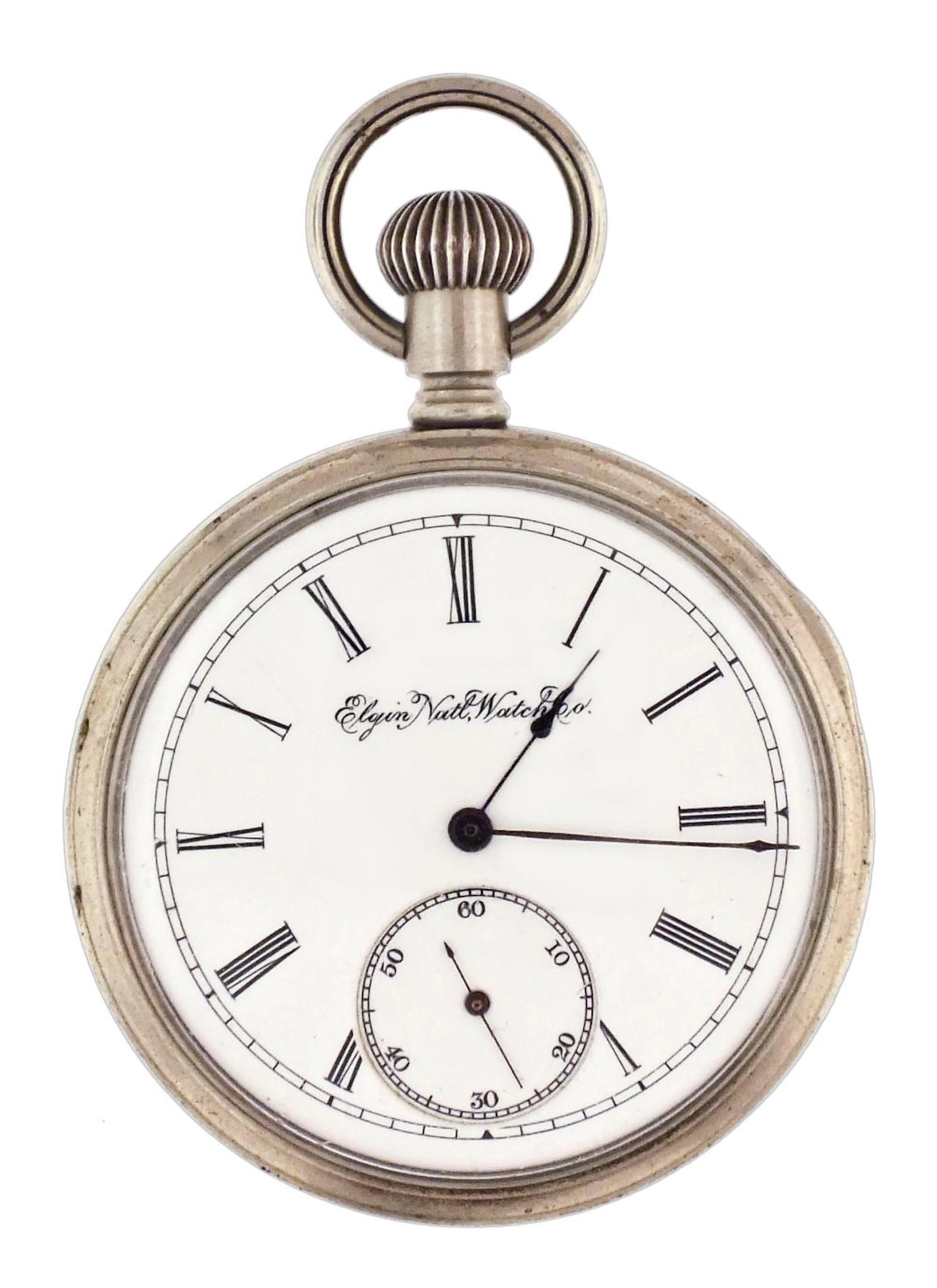 A rare 21 jewel Elgin grade 91 convertible pocket watch movement