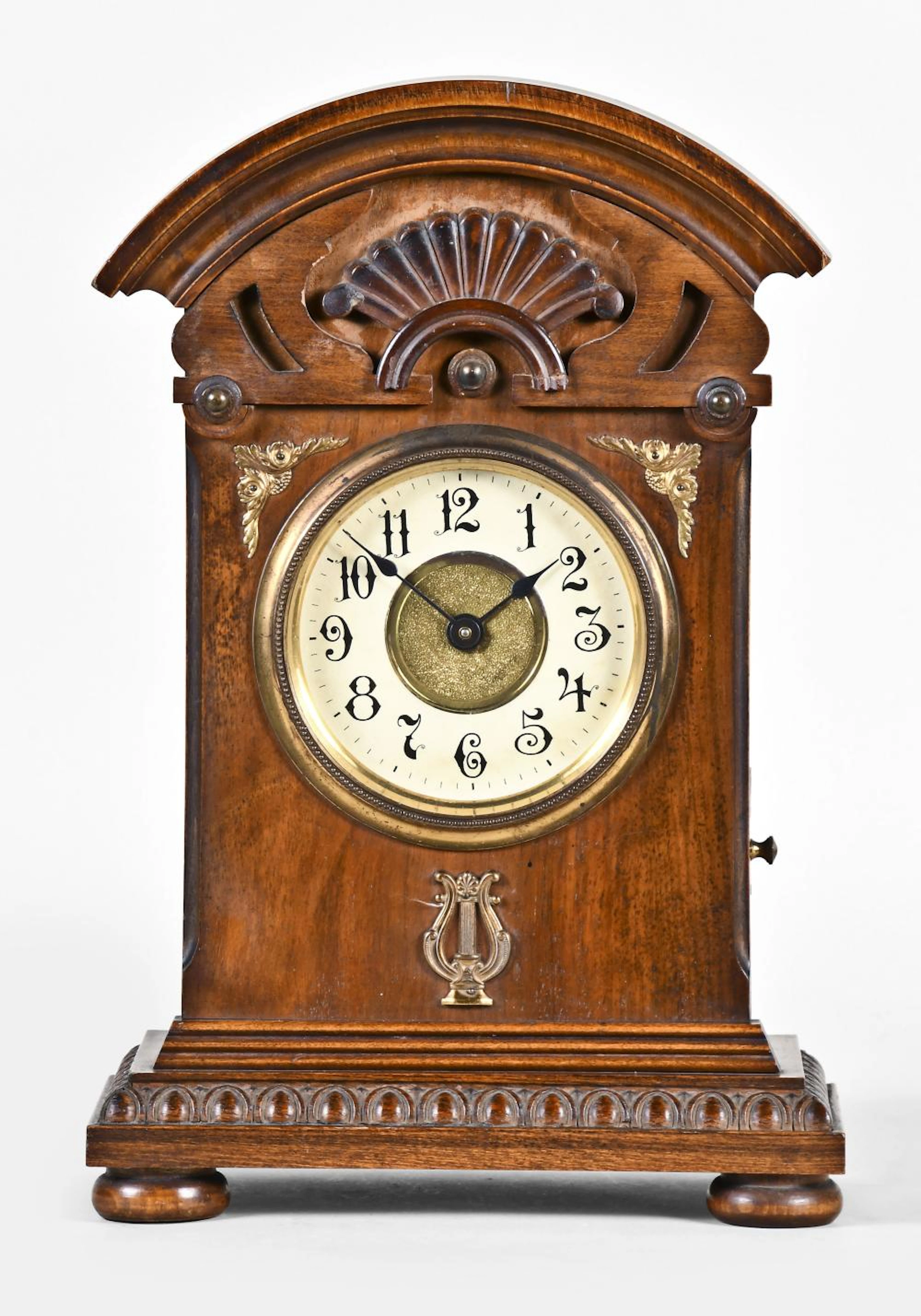 Junghans clock and music box shelf clock