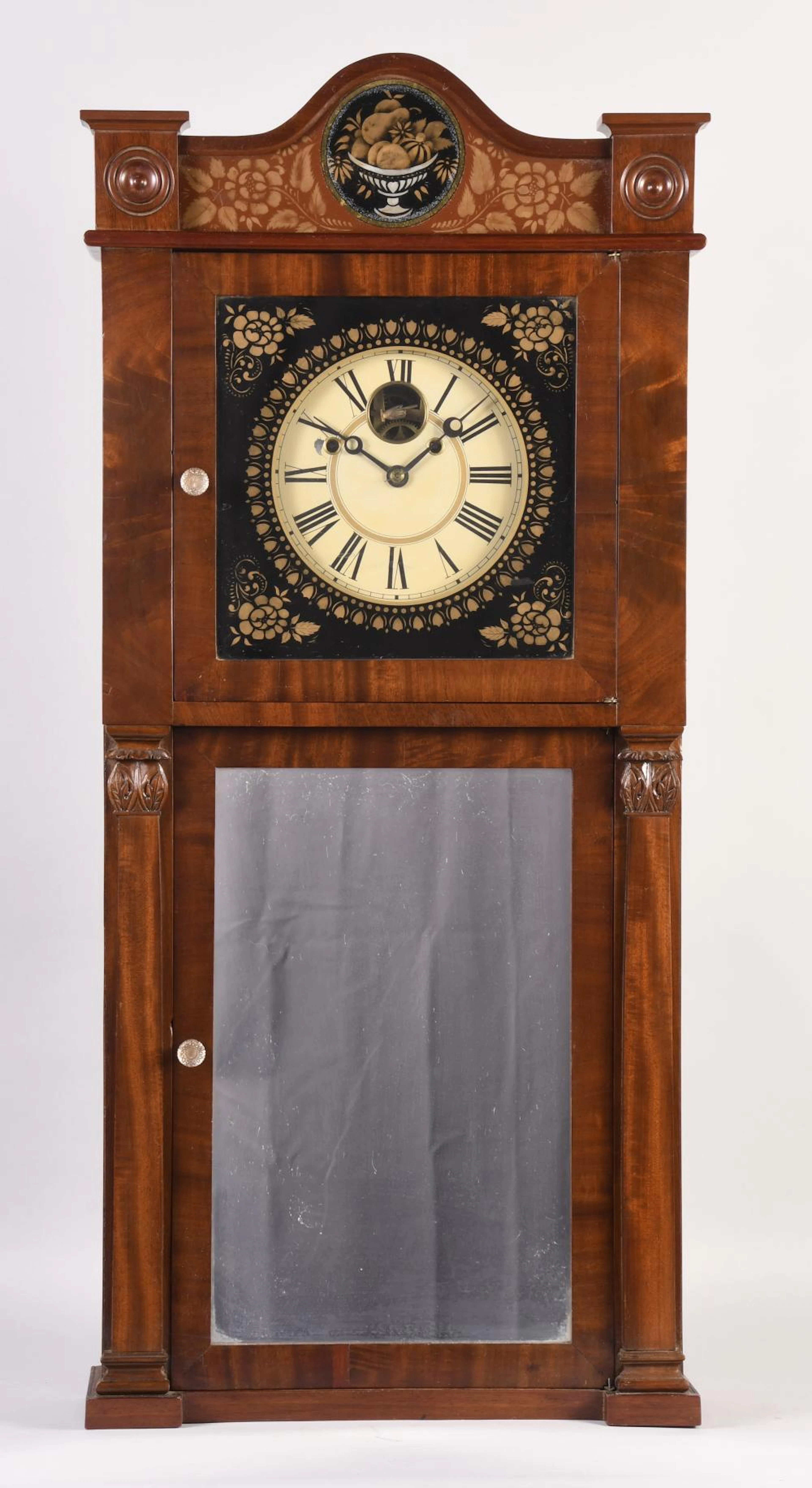 Hotchkiss & Benedict mahogany shelf clock