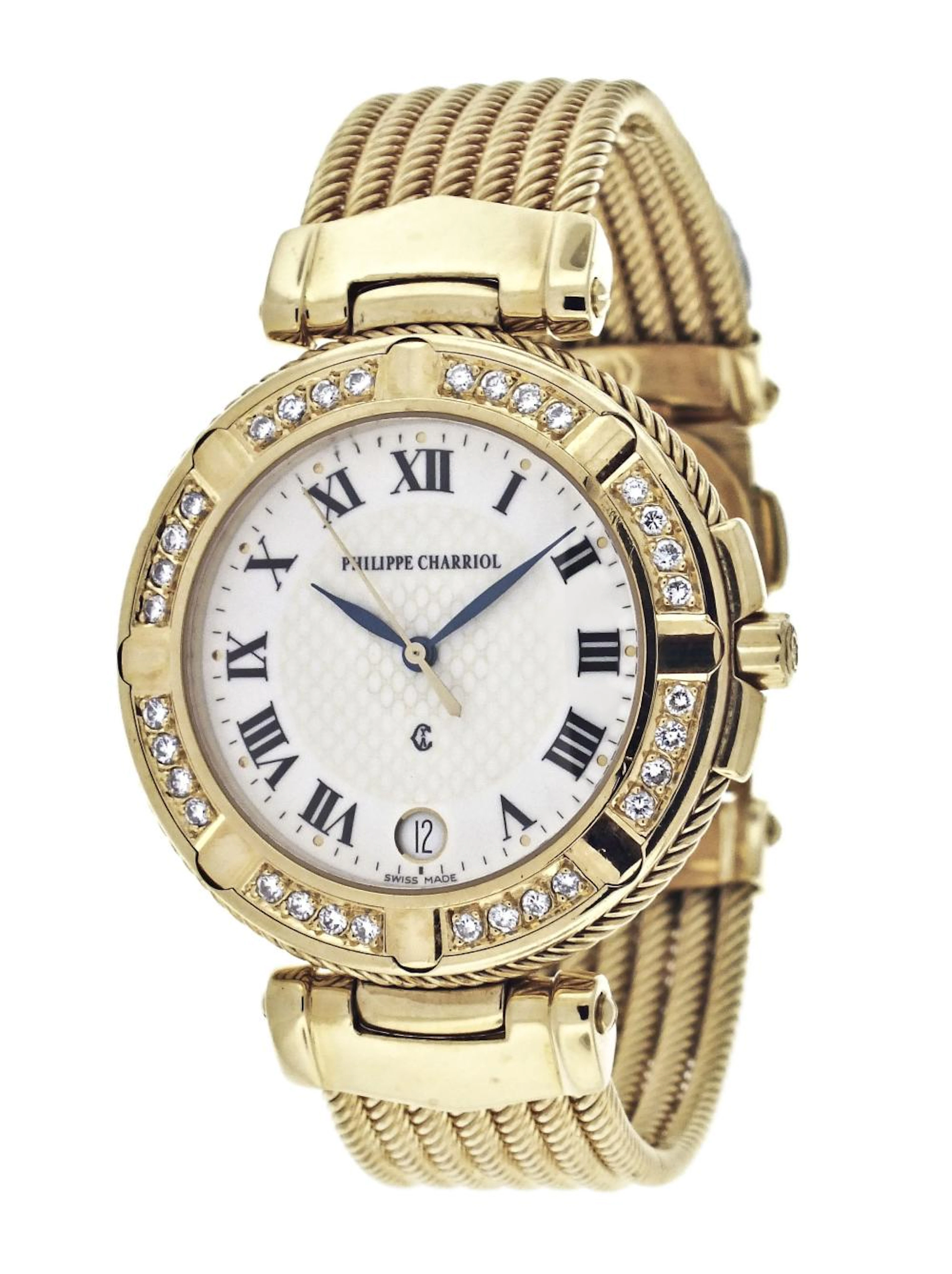 A heavy 18 karat gold ref
