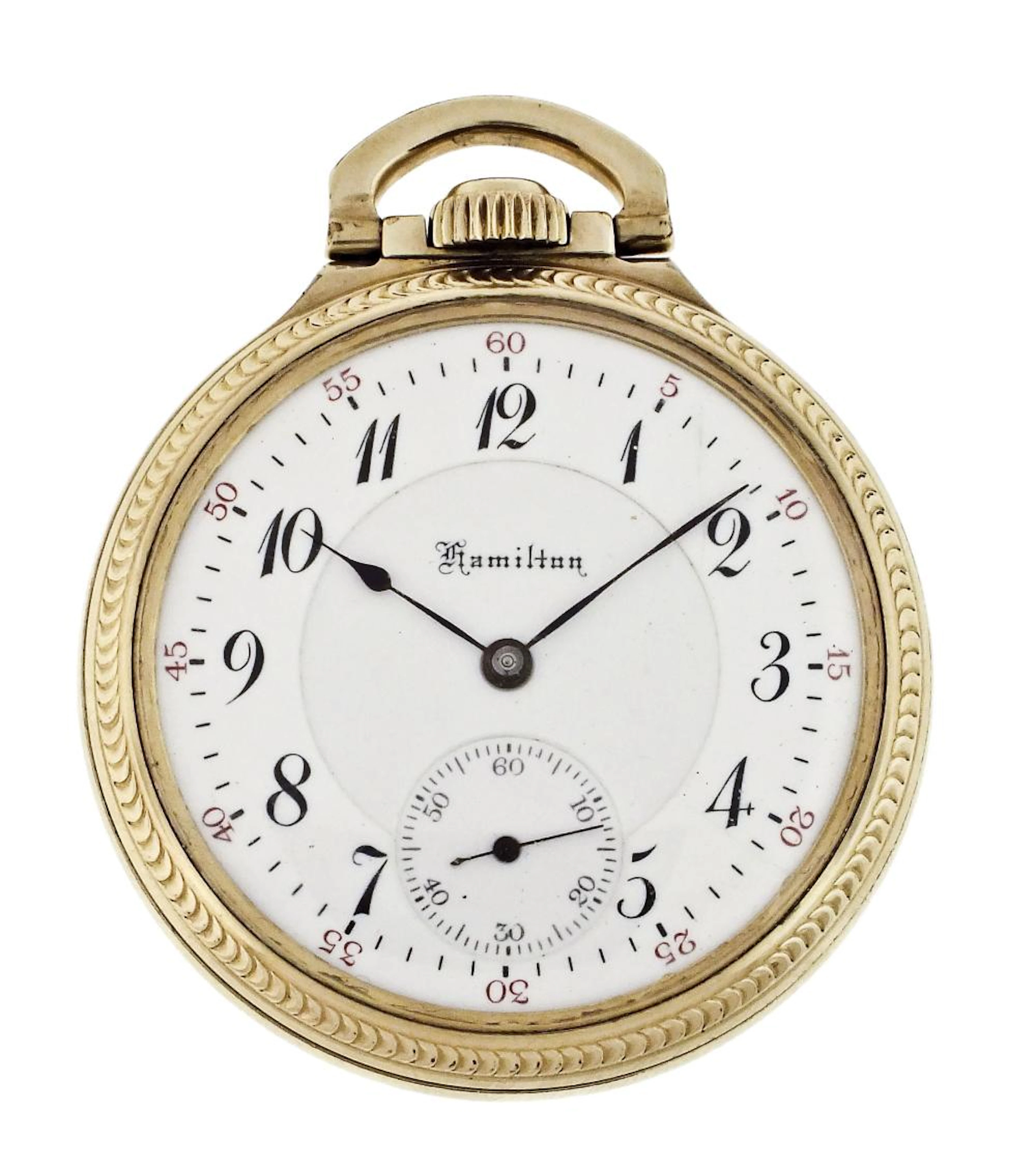 A Hamilton 950 pocket watch with associated factory boxes and papers