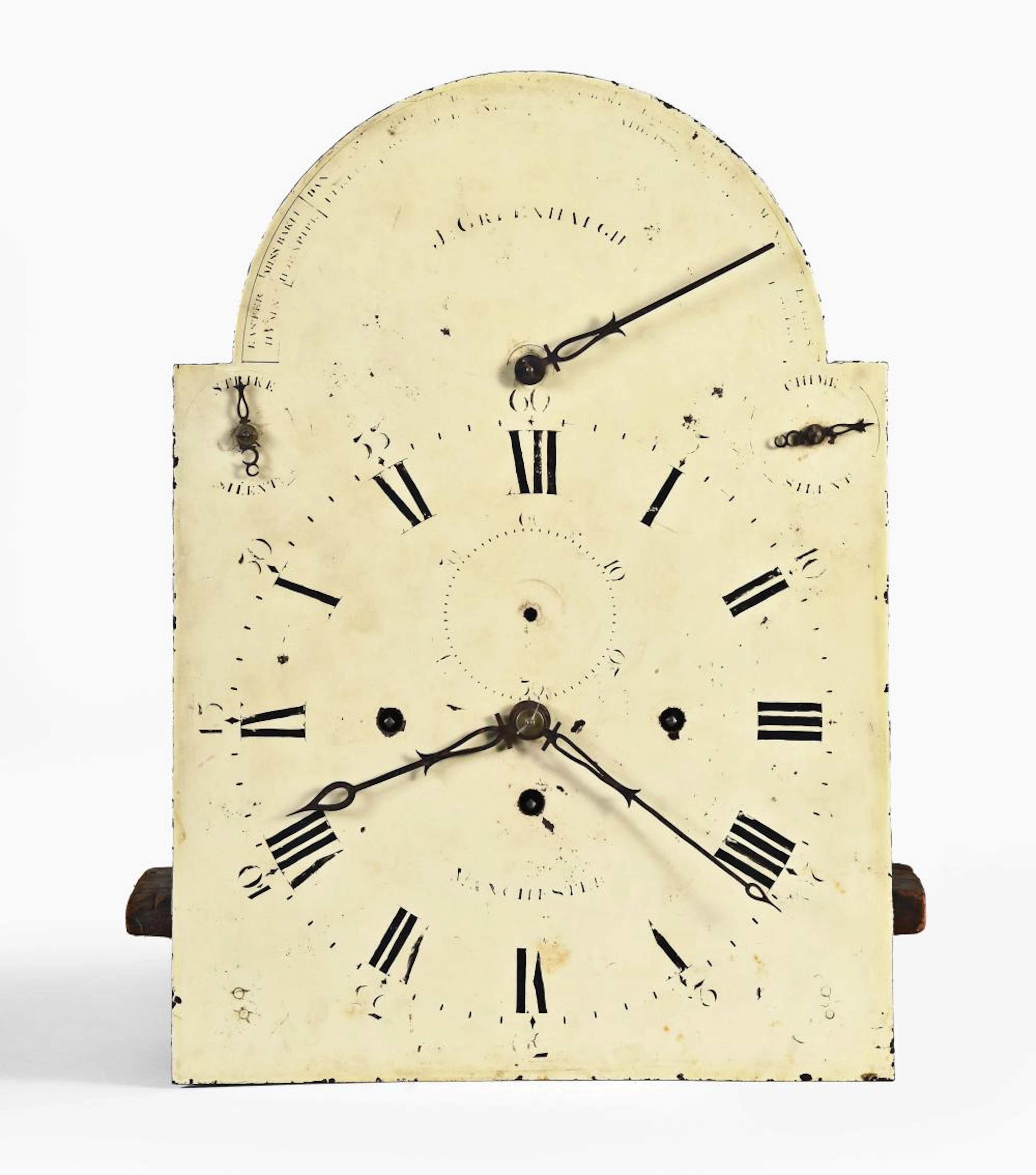 English musical tall clock movement