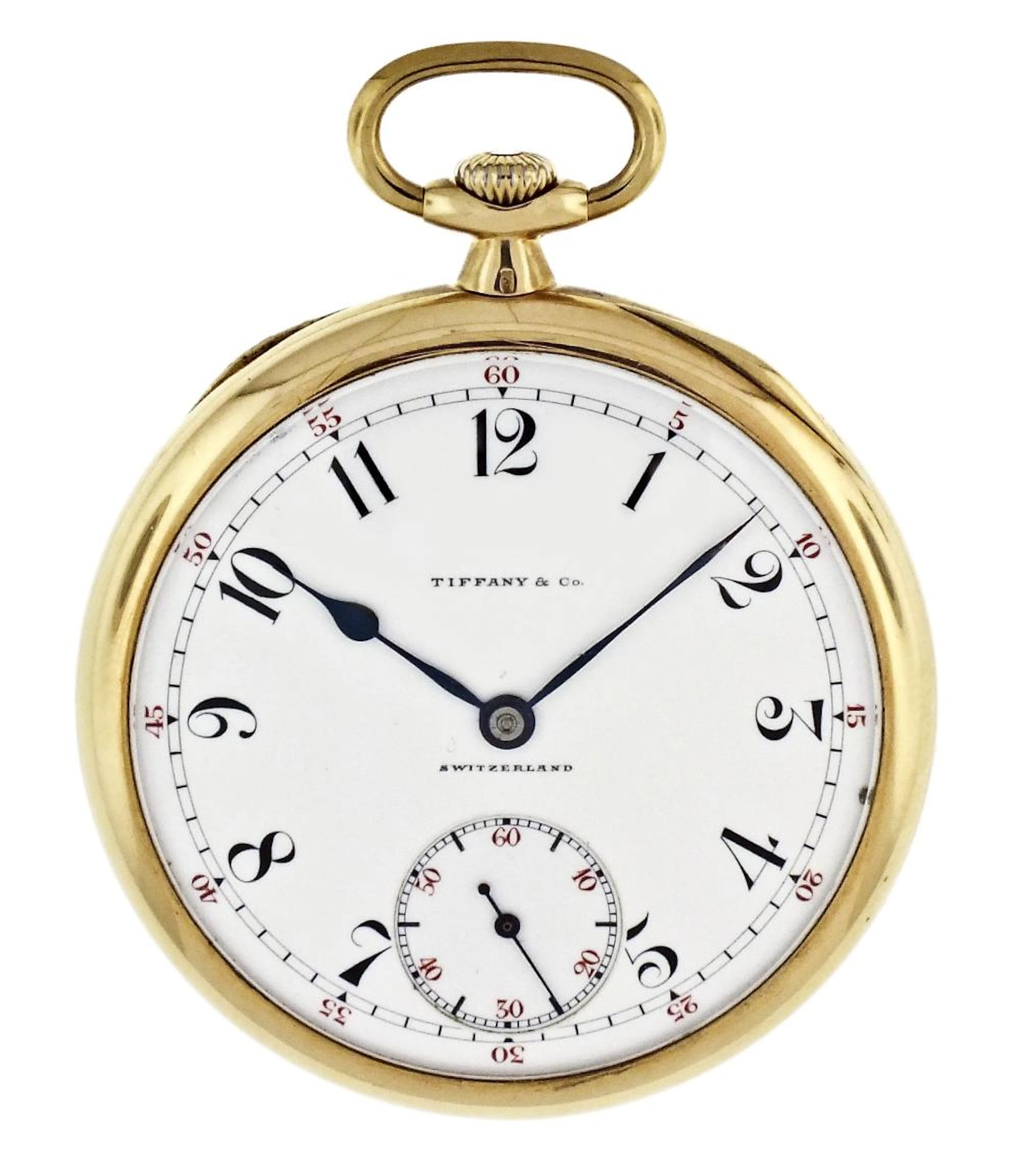 A gold Patek Philippe & Co. pocket watch for Tiffany & Co., N.Y.