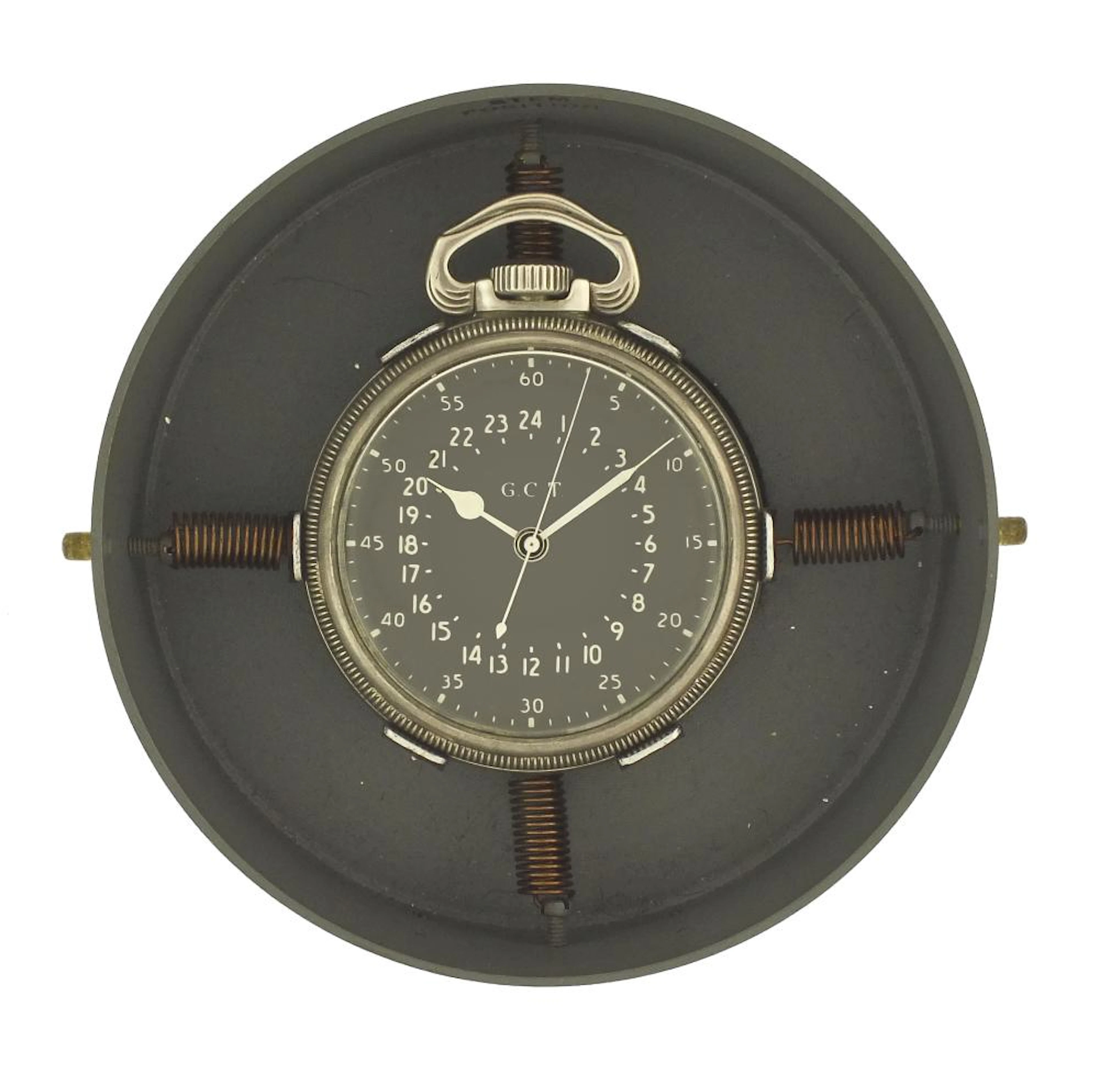 A Hamilton 4992B navigation watch with Adamson carrying case