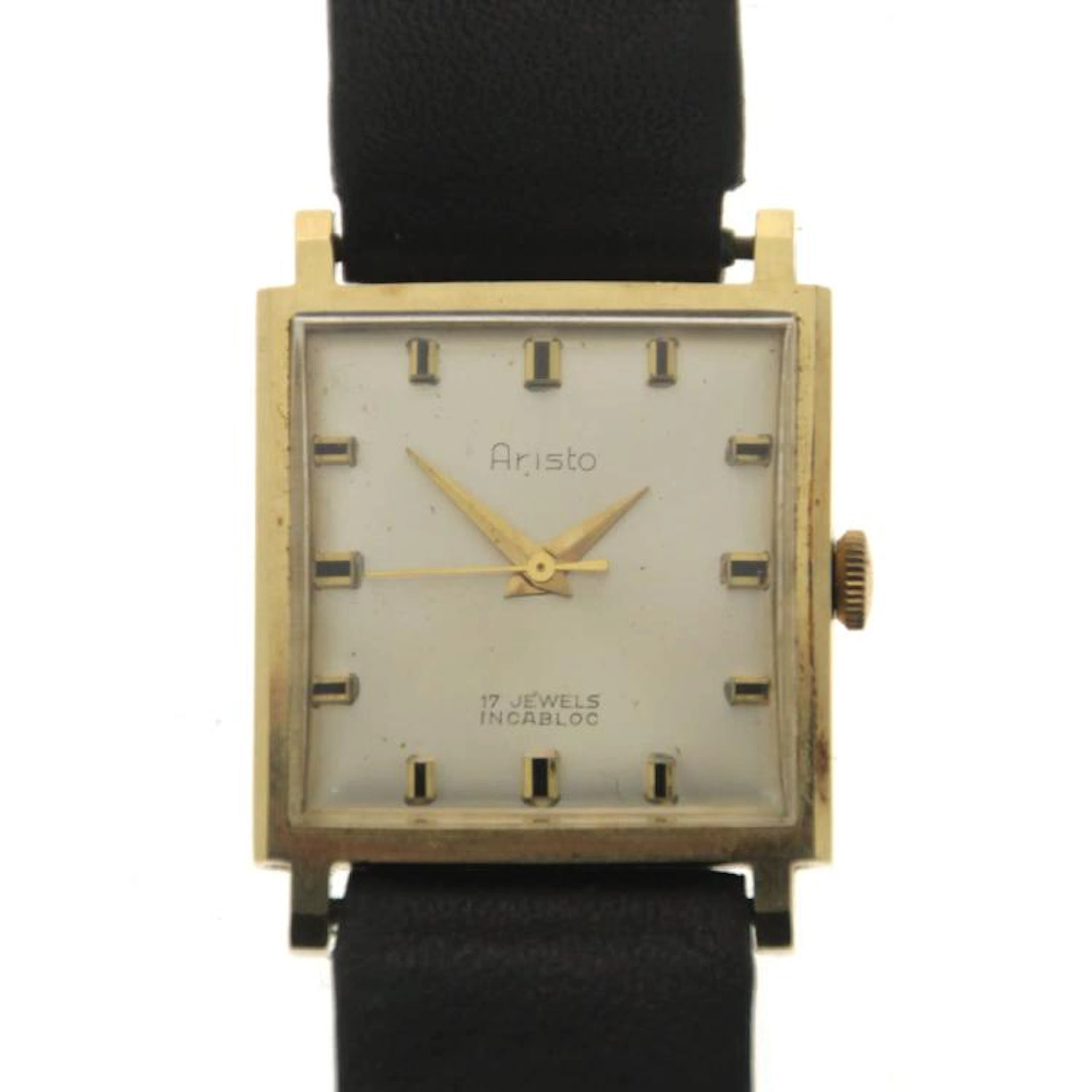 Aristo 14k Yellow Gold Wrist Watch.