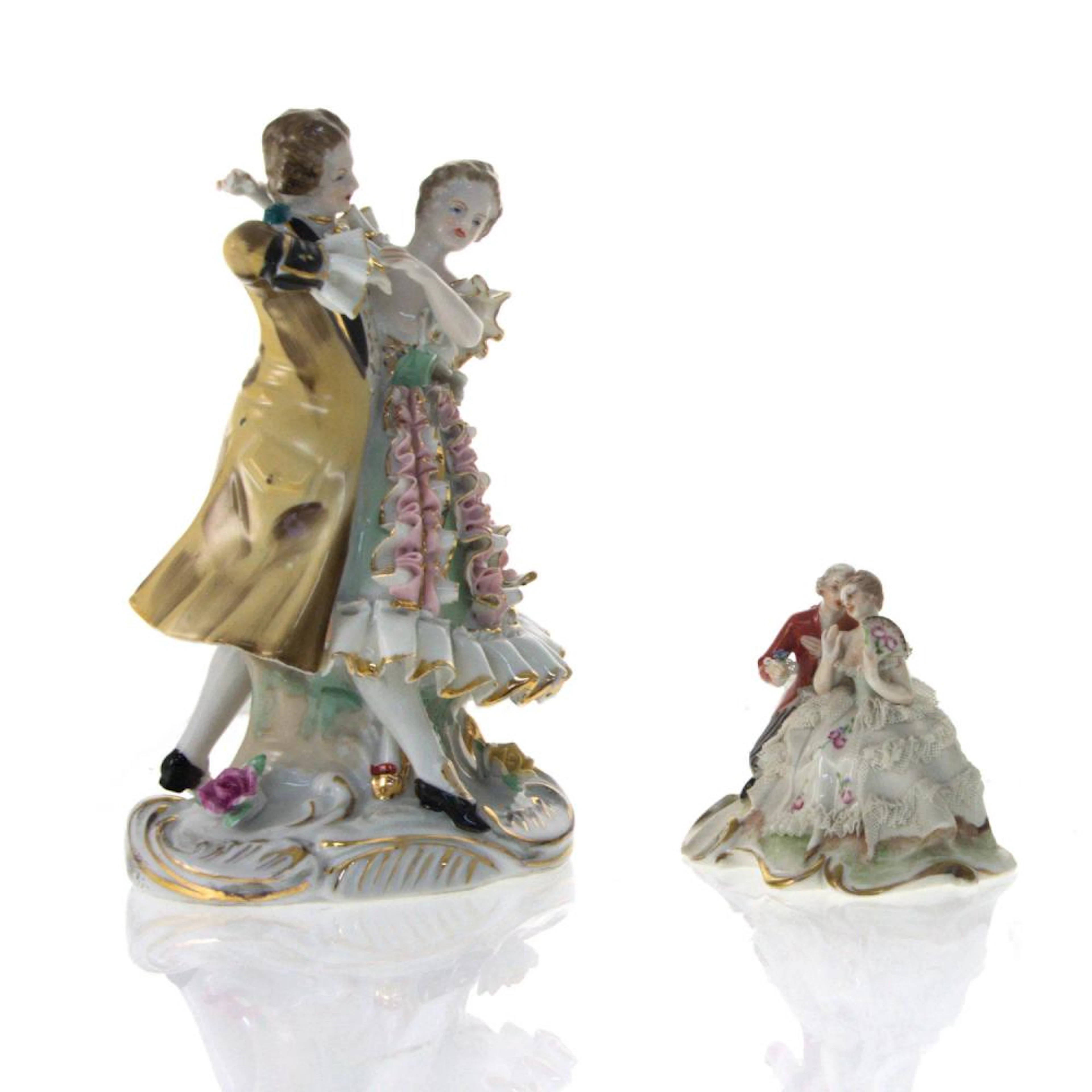 Two Porcelain Figures.
