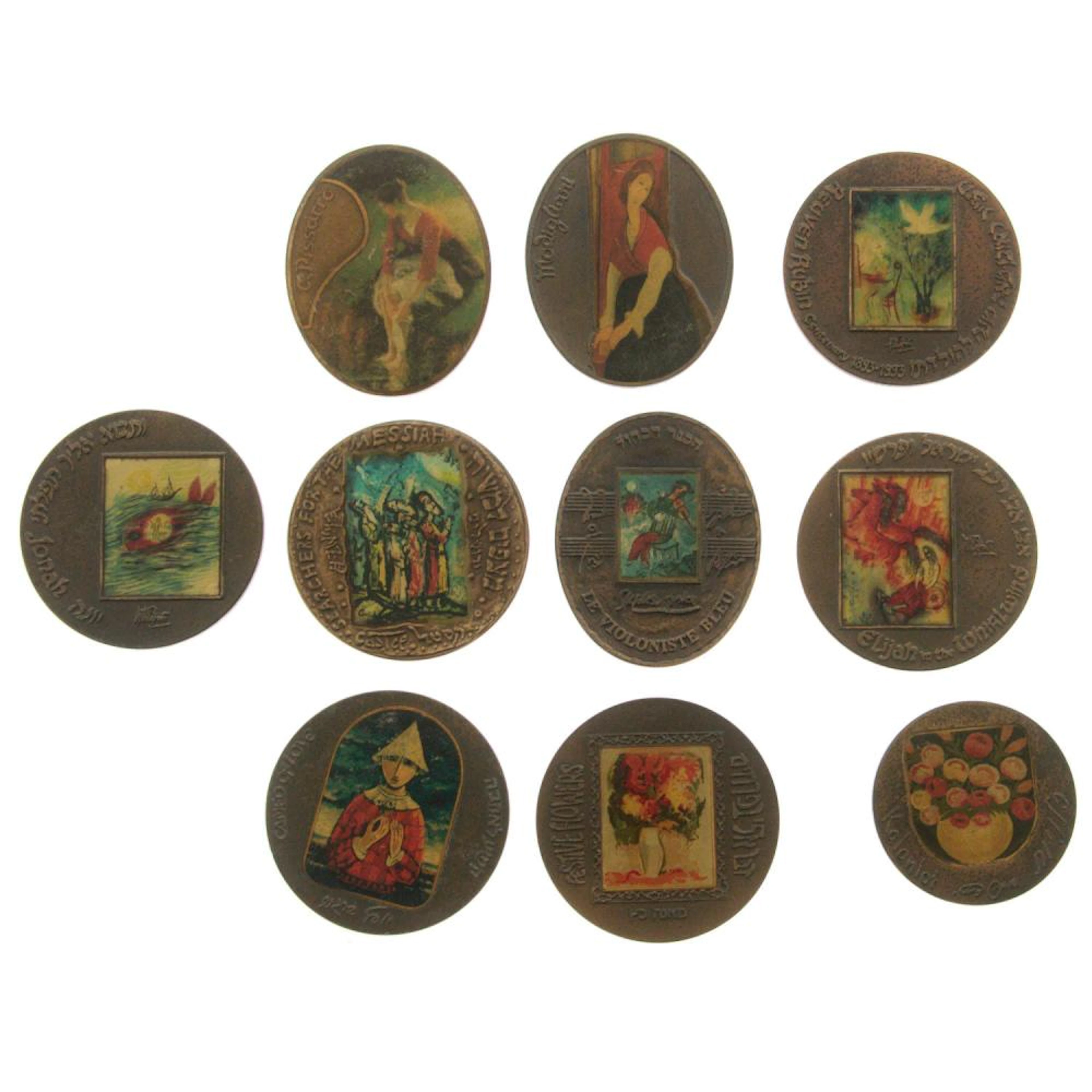 Ten Israel Bronze Medals.