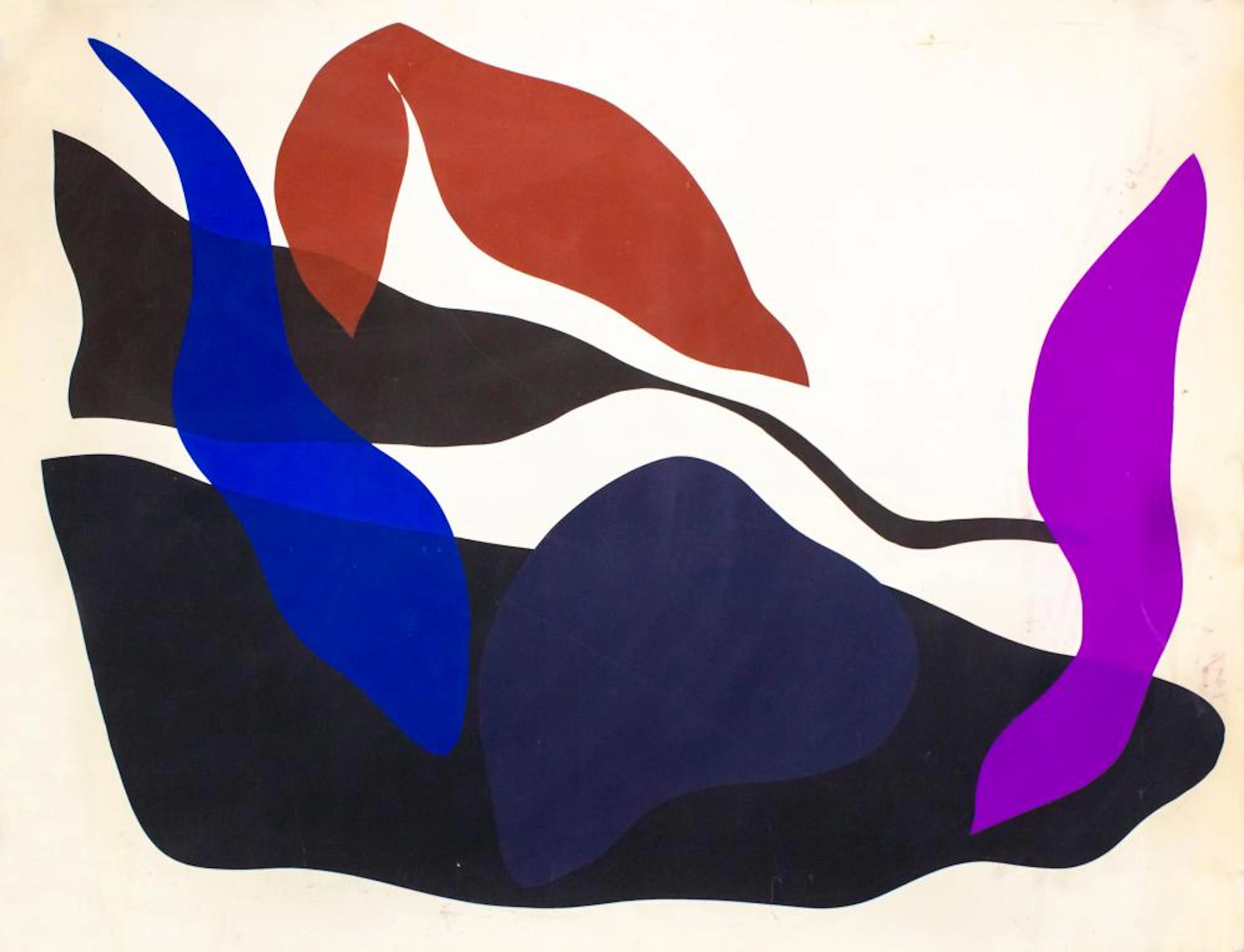 RAY PARKER (AMERICAN, 1922-1990) - SILKSCREEN.