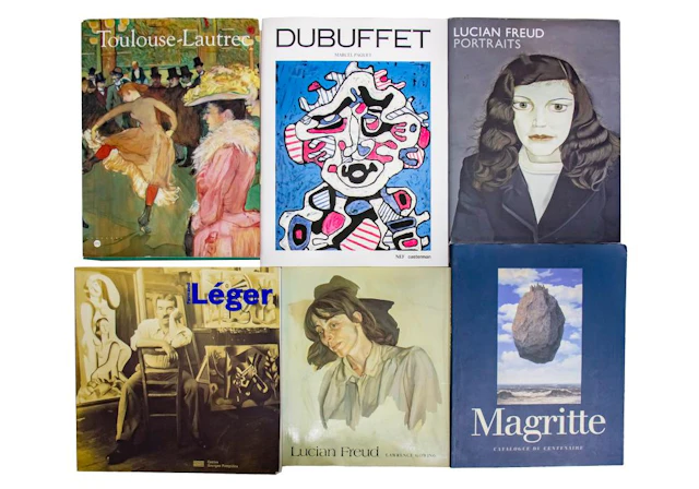 LOT OF SIX ART BOOKS.