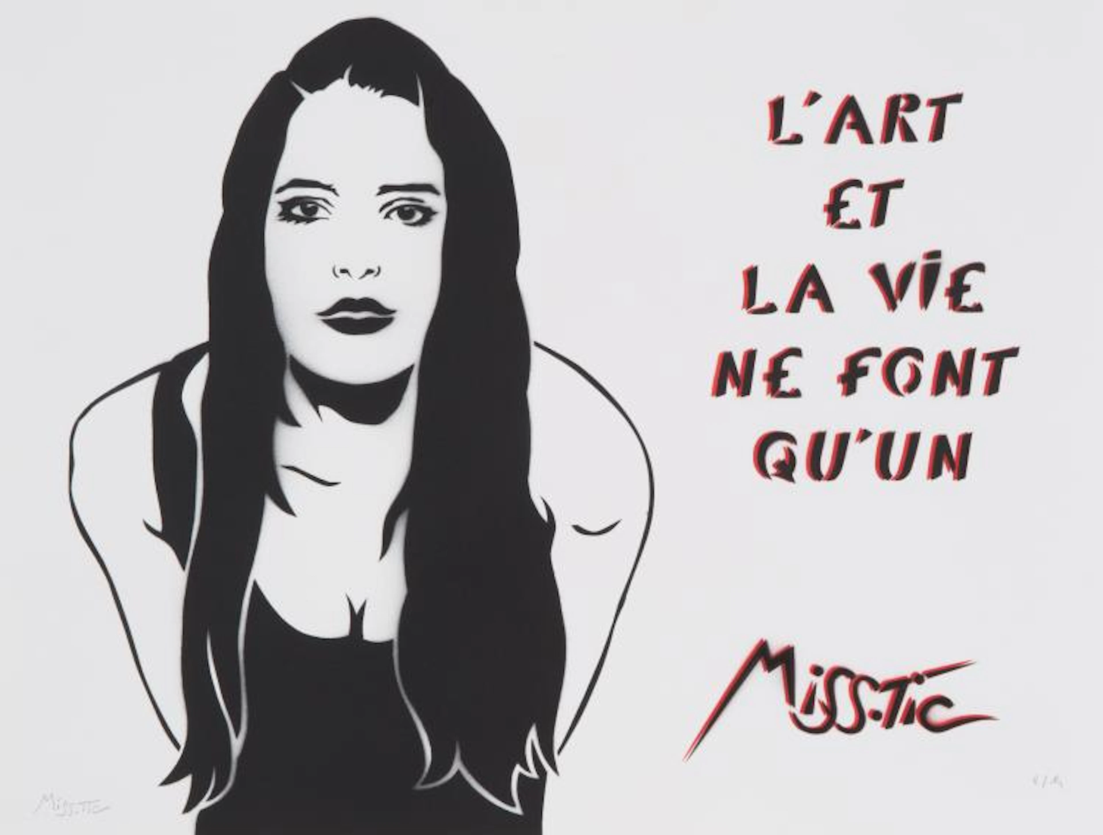 Miss Tic L'art et la vie ne font qu'un 8/14