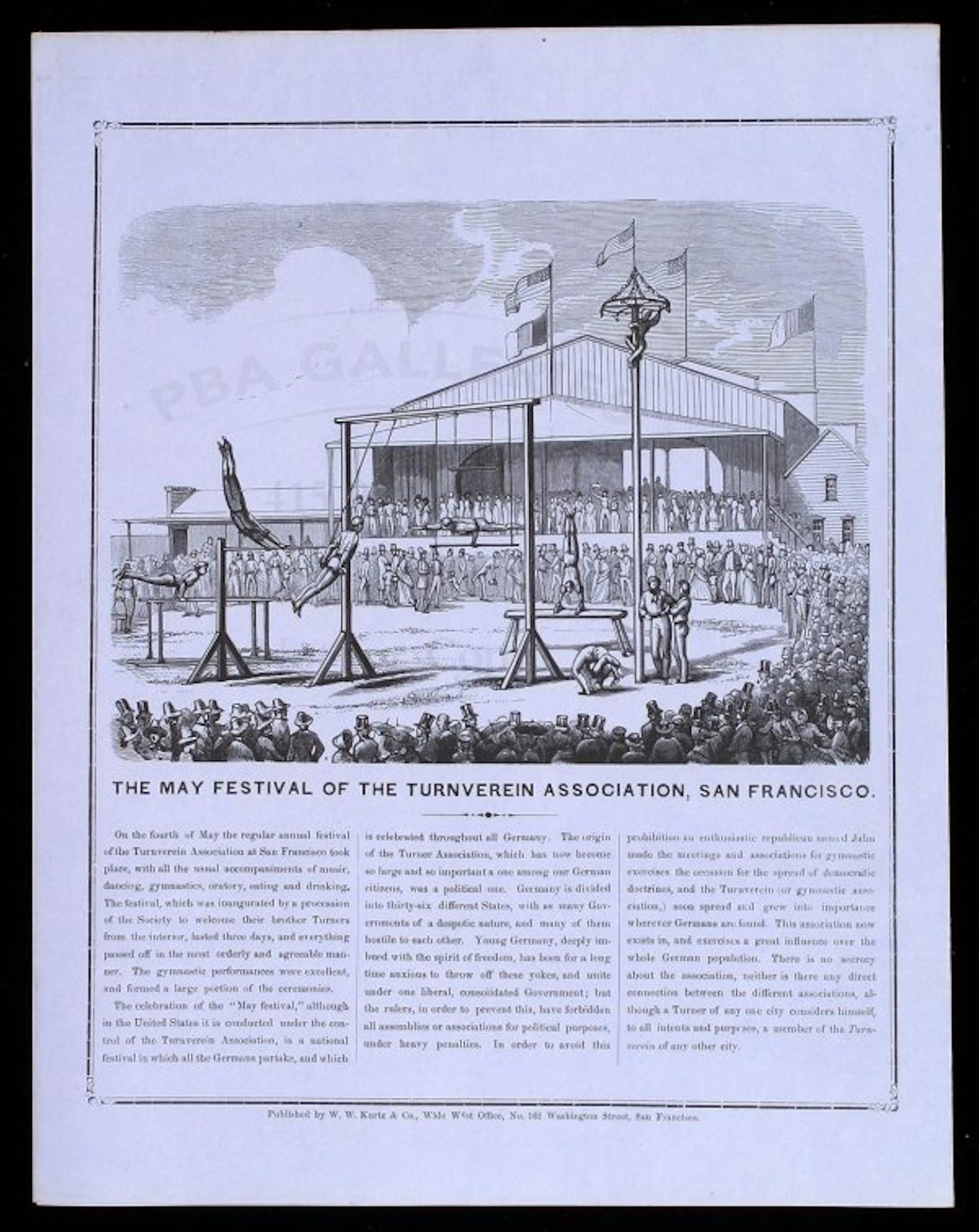 1179: Pictorial Letter Sheet The May Festival