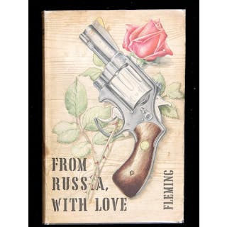 1086: Fleming From Russia w/ Love 1st Edition in jacket