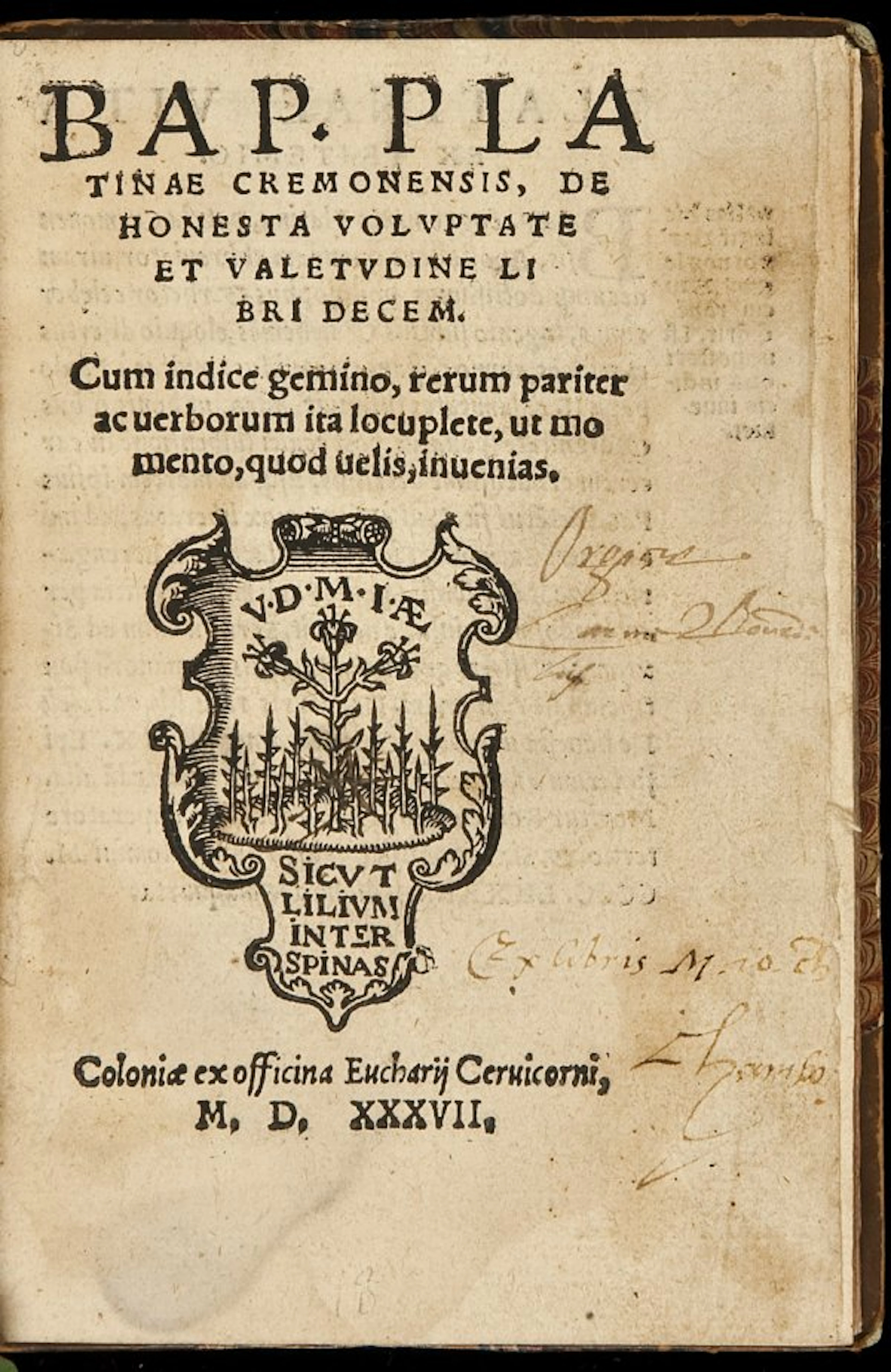 137: The First Cookery Book