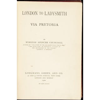 115: London to Ladysmith via Pretoria London 1900