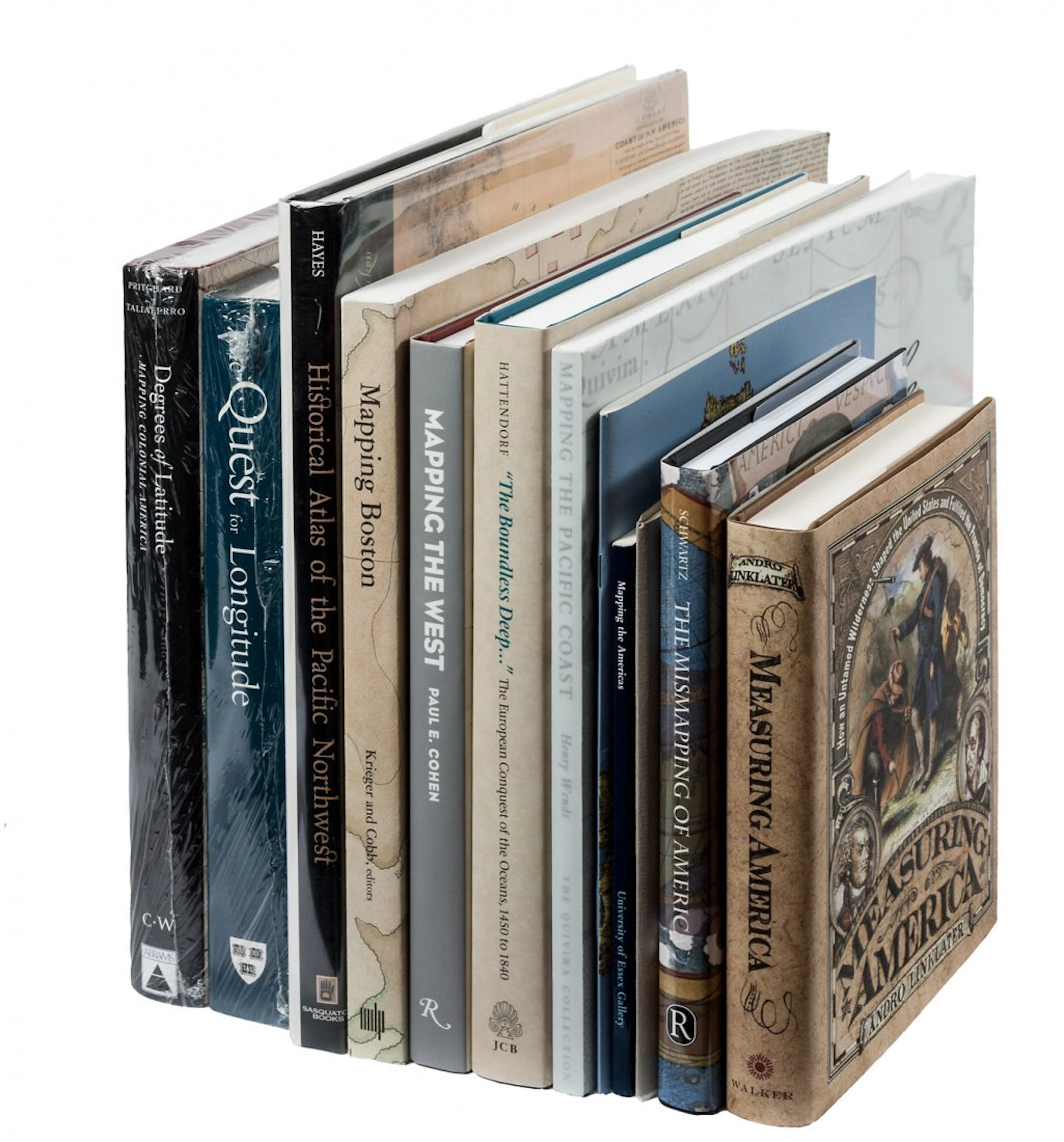 Twelve volumes on the mapping of America