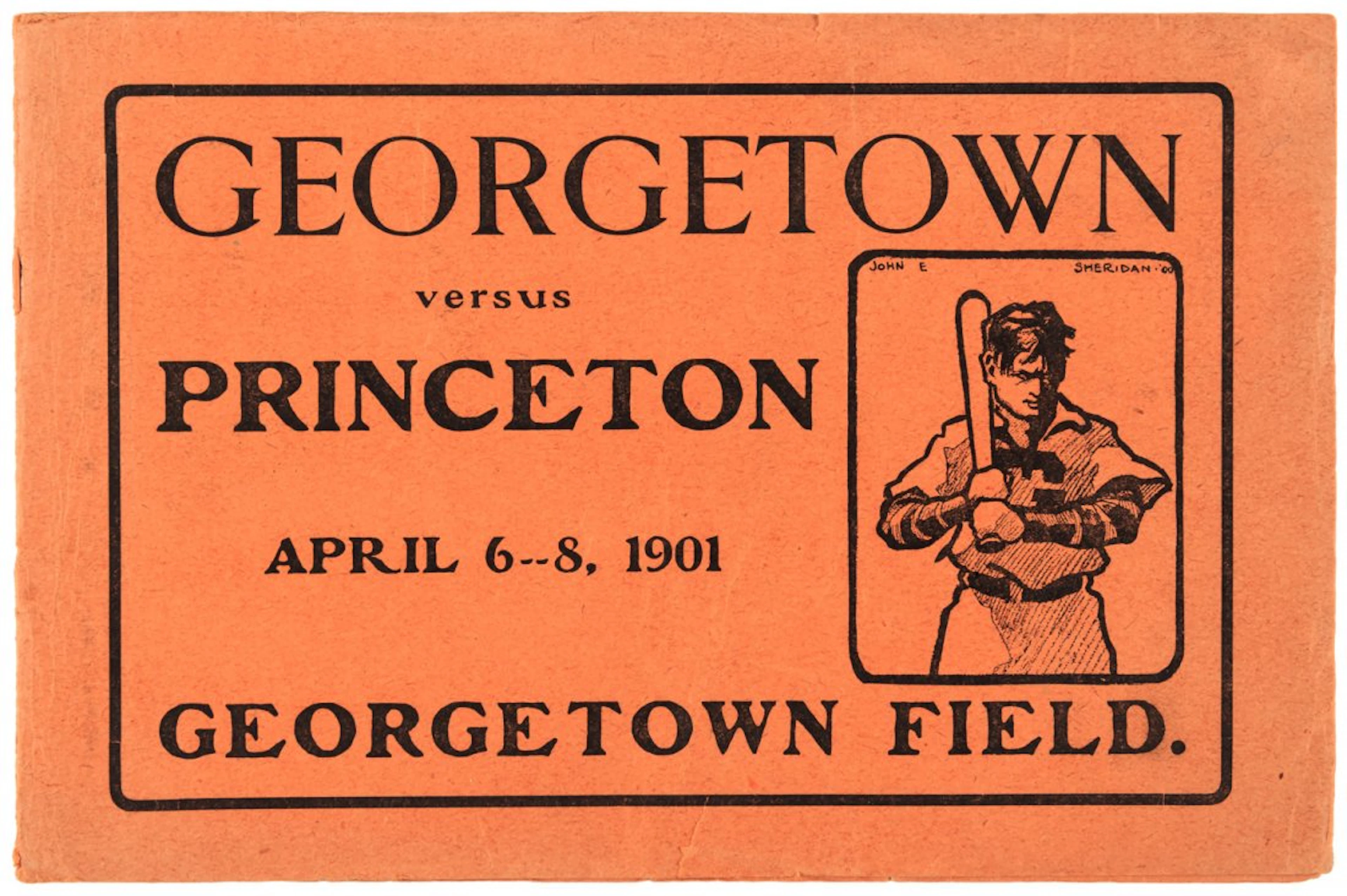 Georgetown-Princeton baseball program 1901