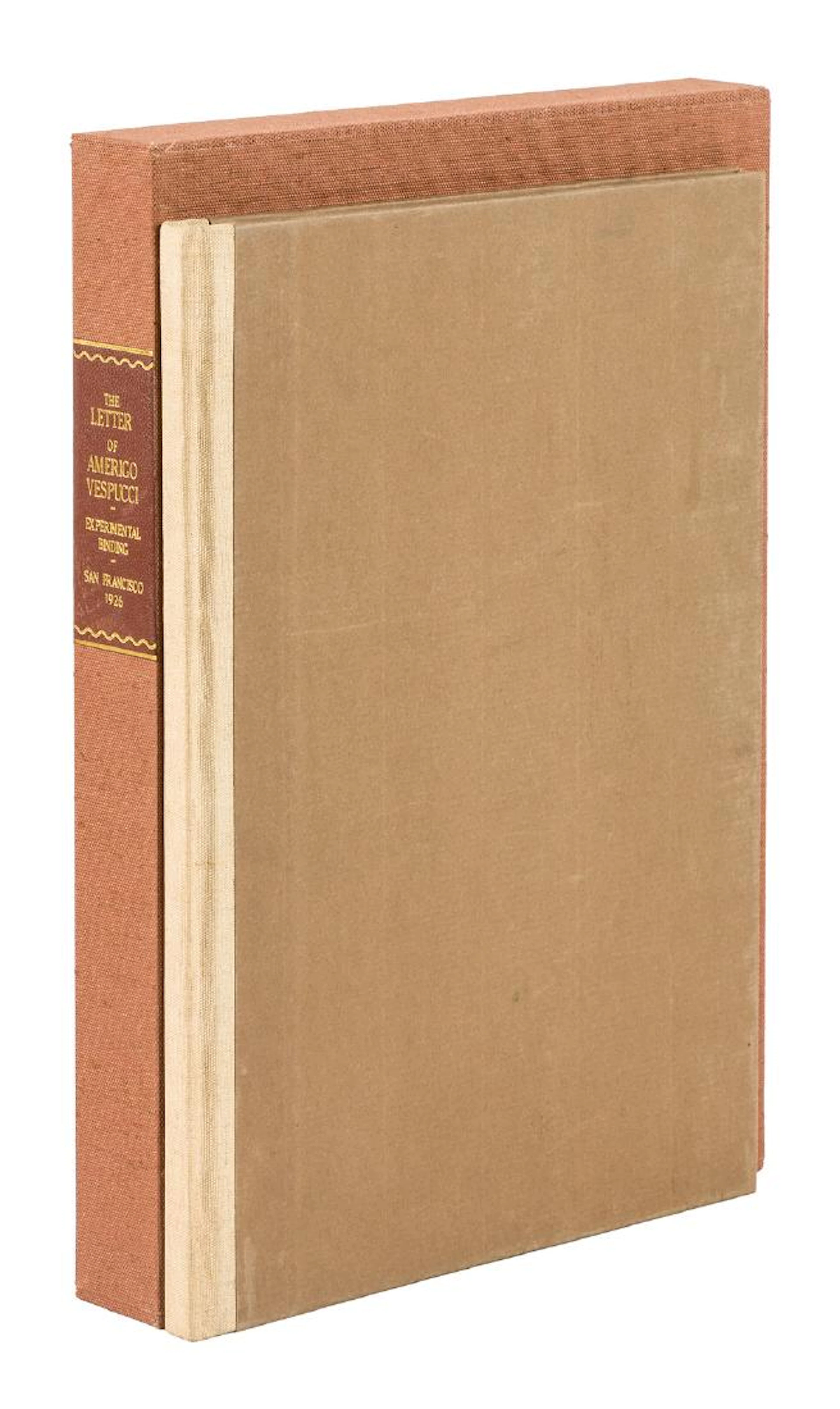 Letter of Amerigo Vespucci signed proof copy