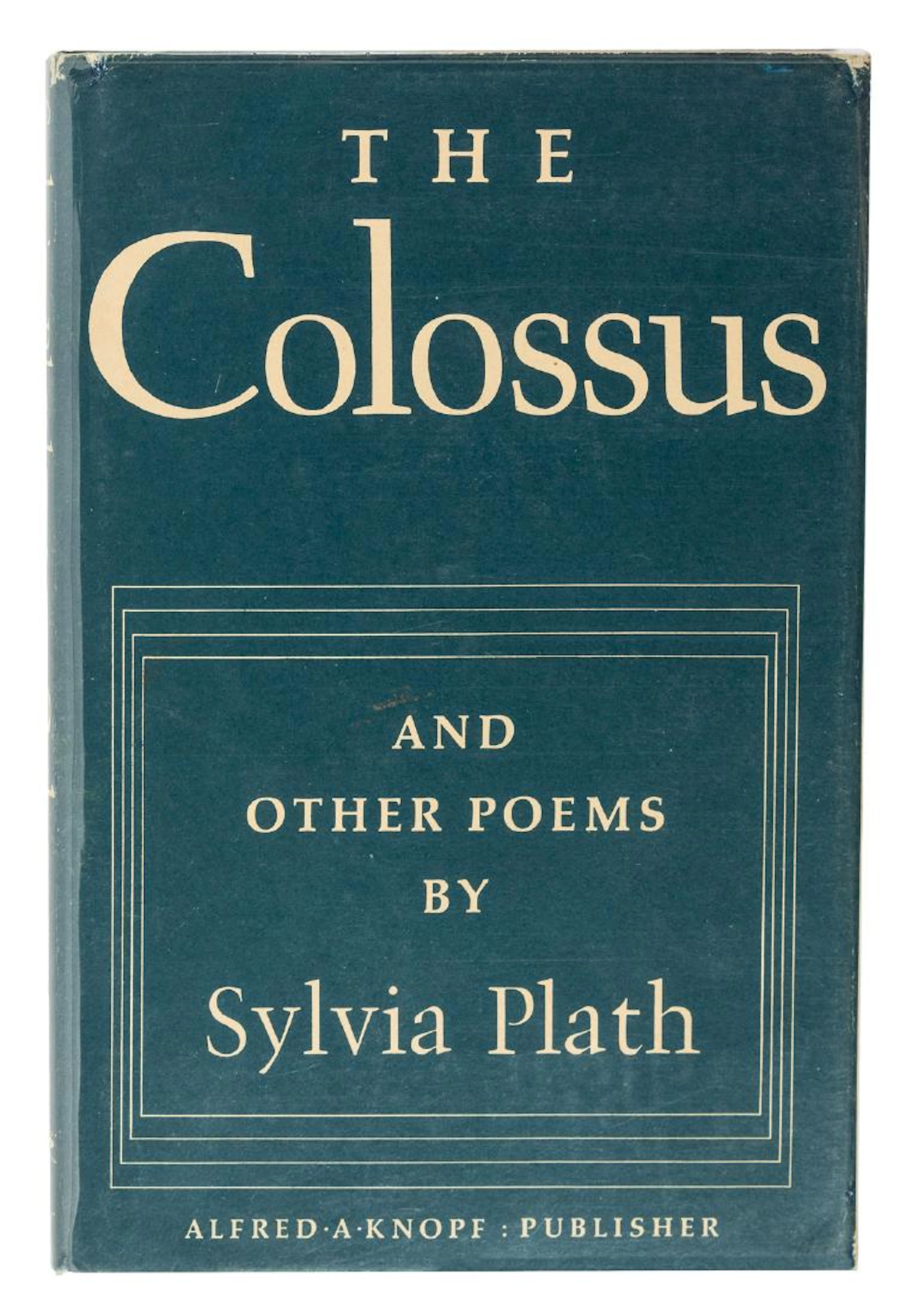 Sylvia Plath The Colossus 1st American ed.