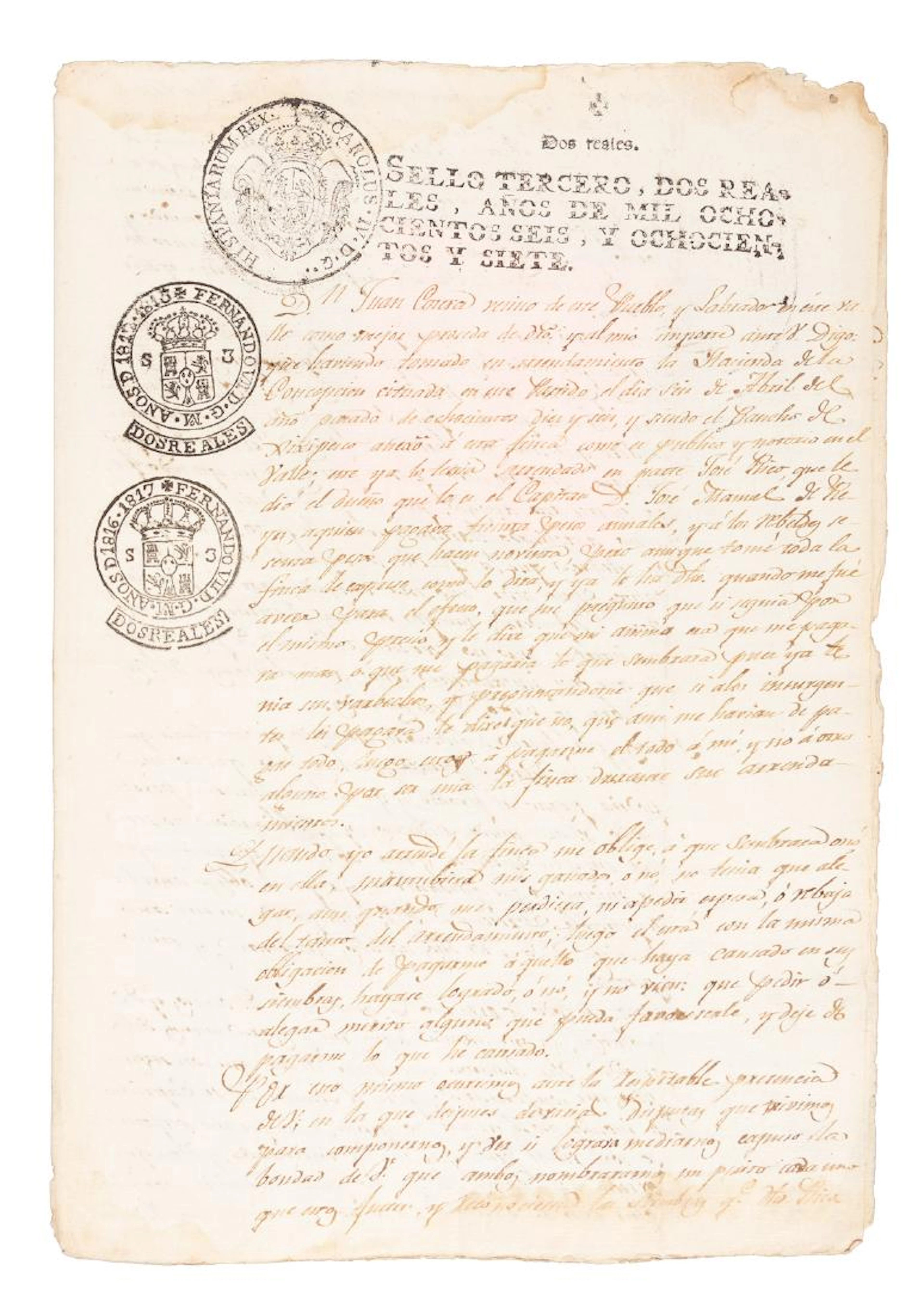 Money paid to Mexican insurgents 1817