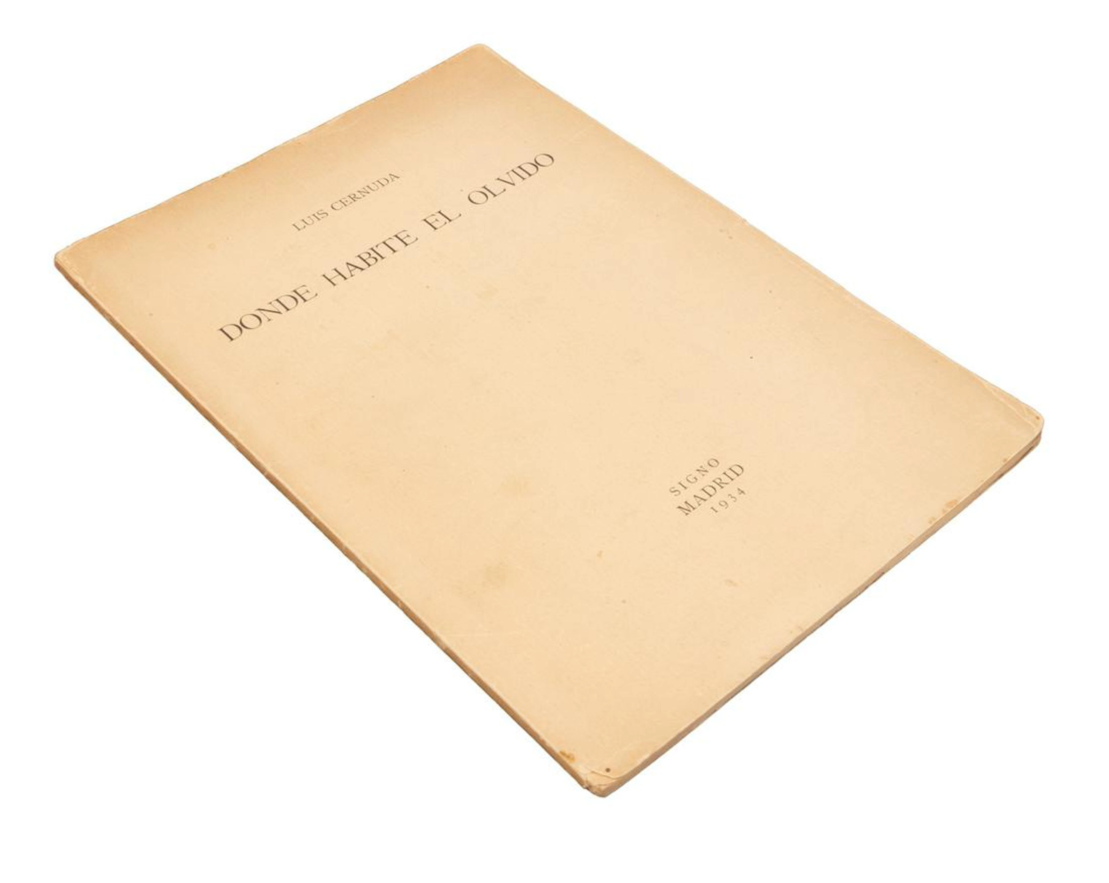 Scarce work by Spanish Avant Garde poet