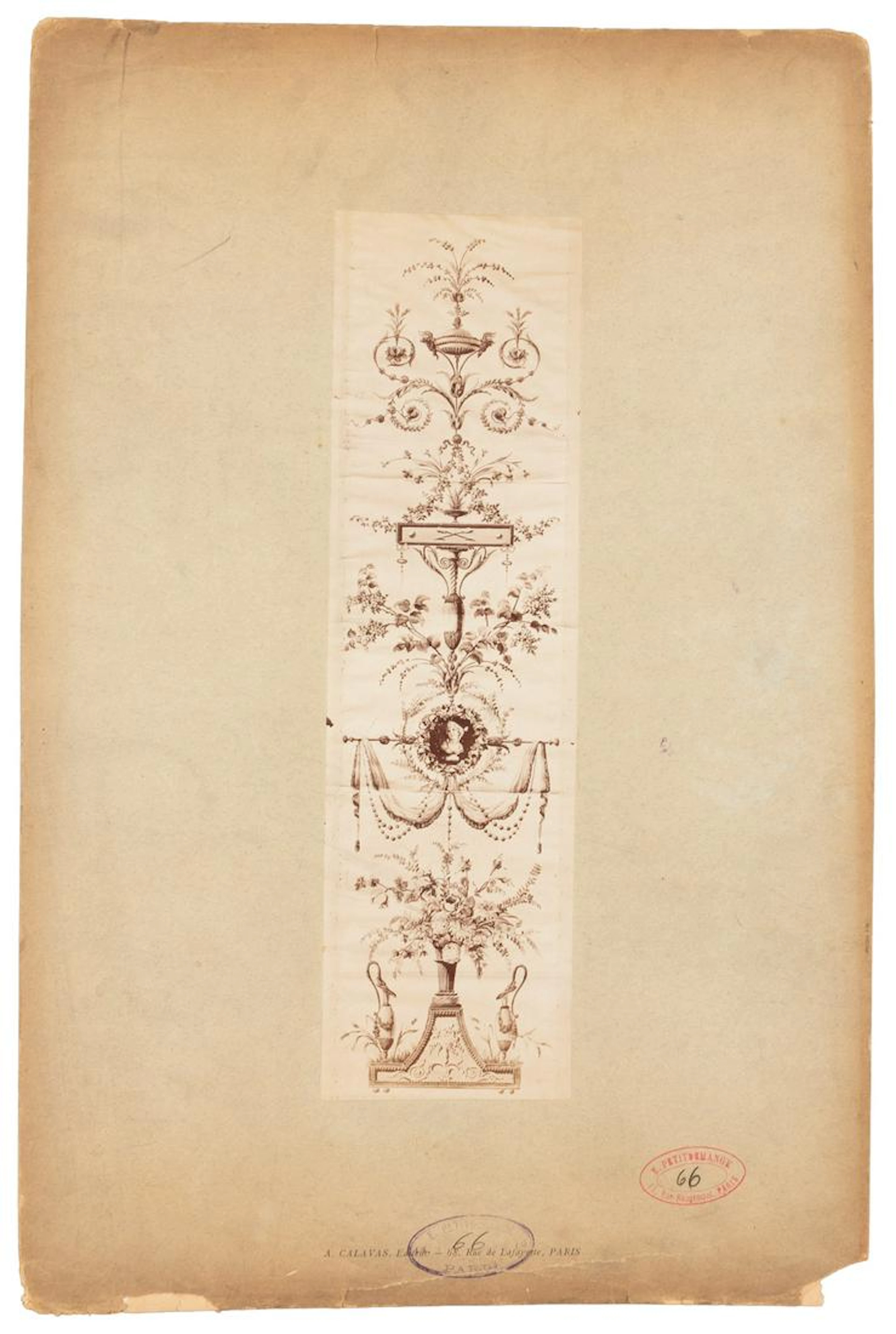 Albumen photograph for design prototype
