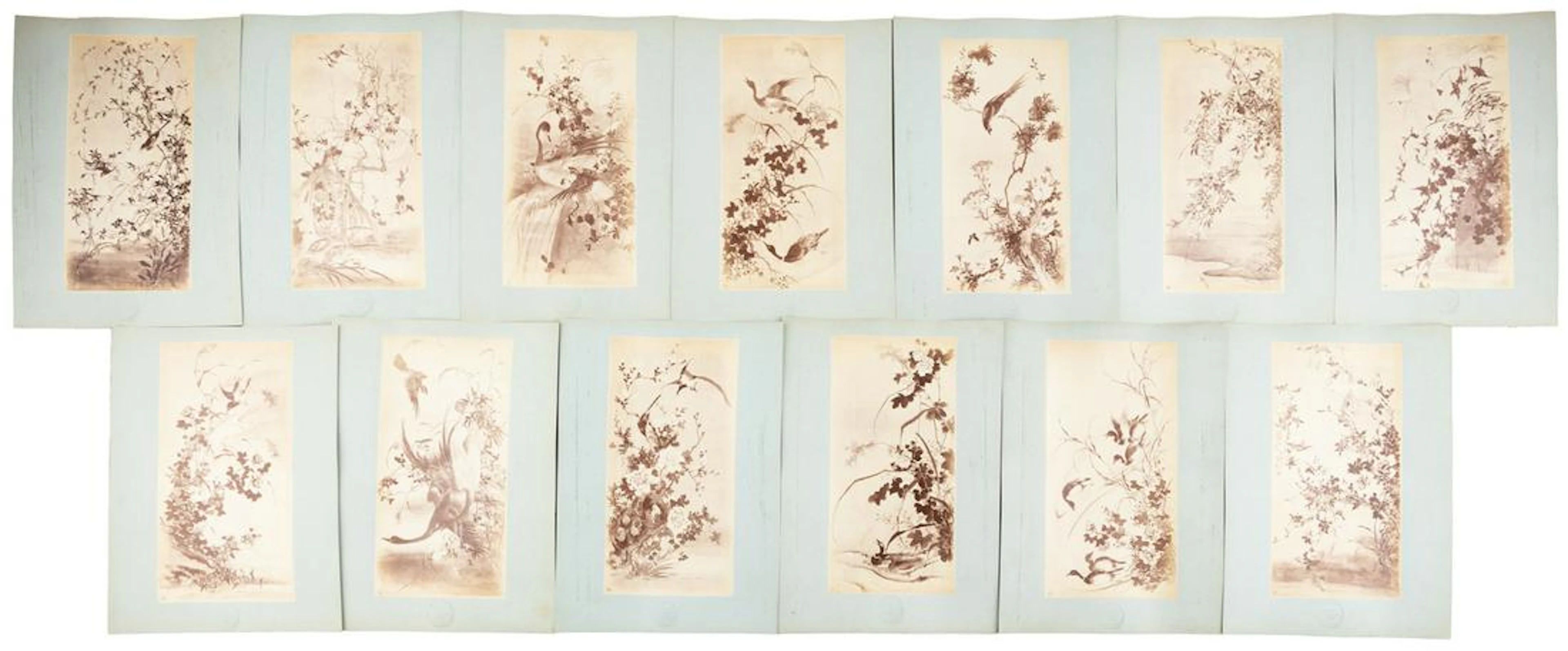 Thirteen photographs, probably design prototypes