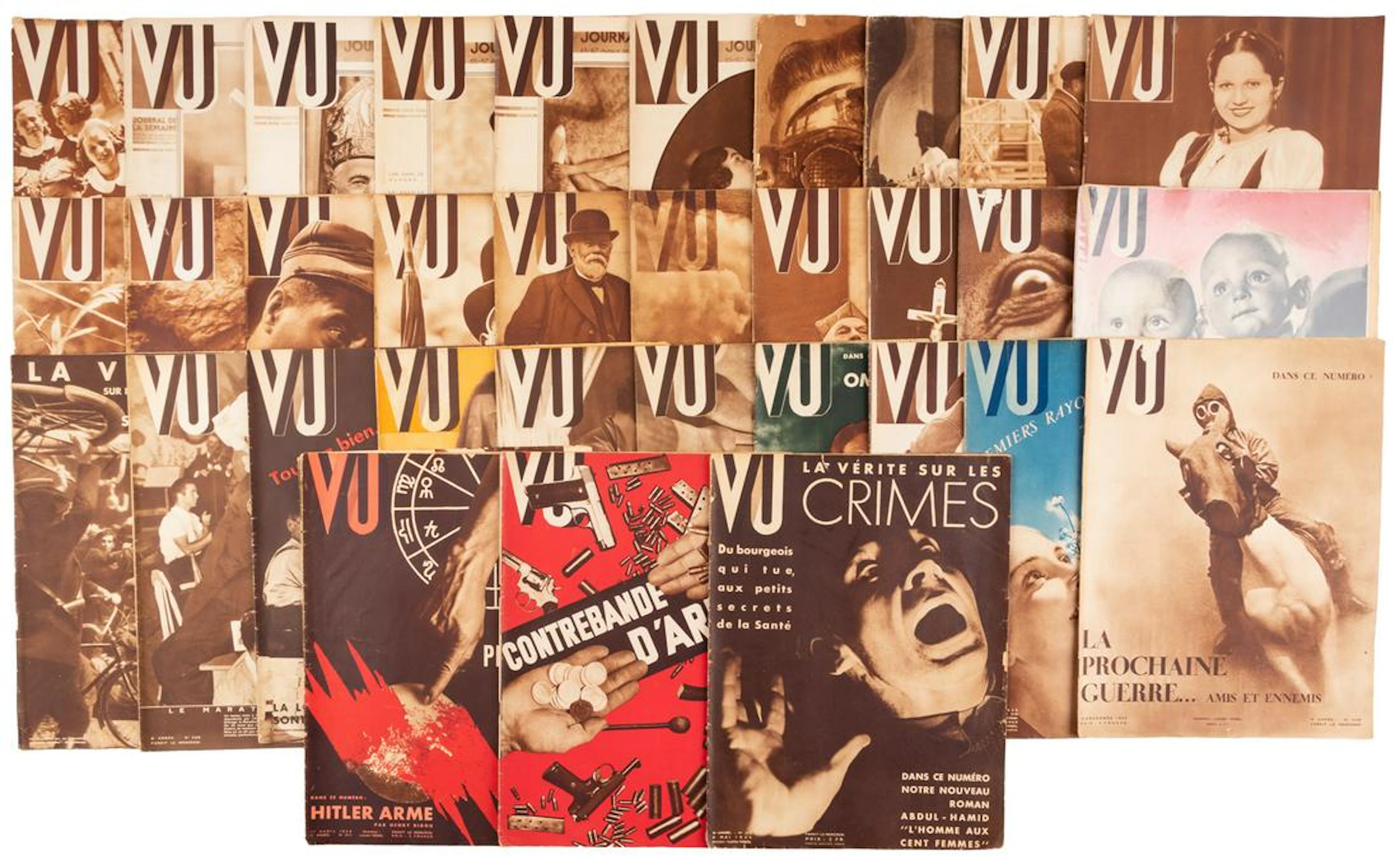 Vu Magazine, 33 assorted issues