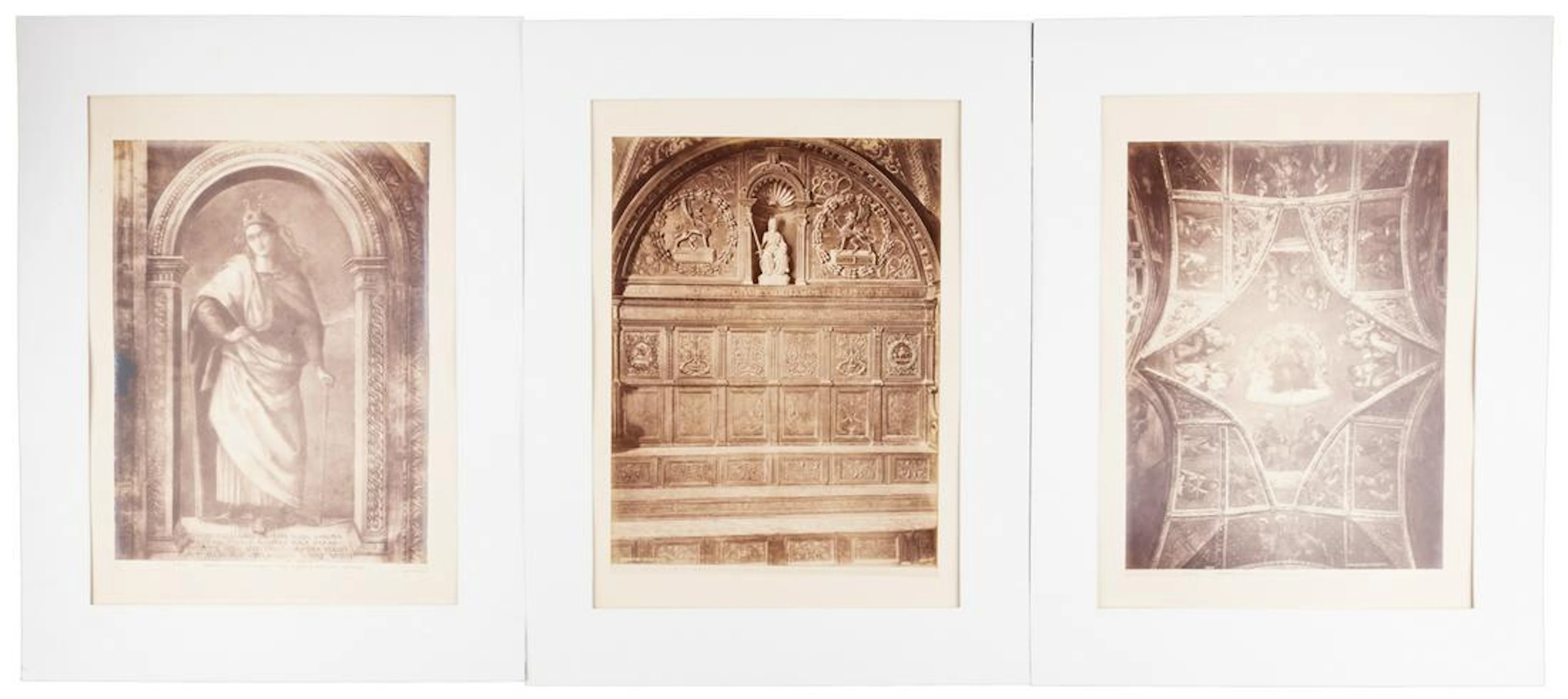 Twenty-six mammoth albumen prints Fratelli Alinari