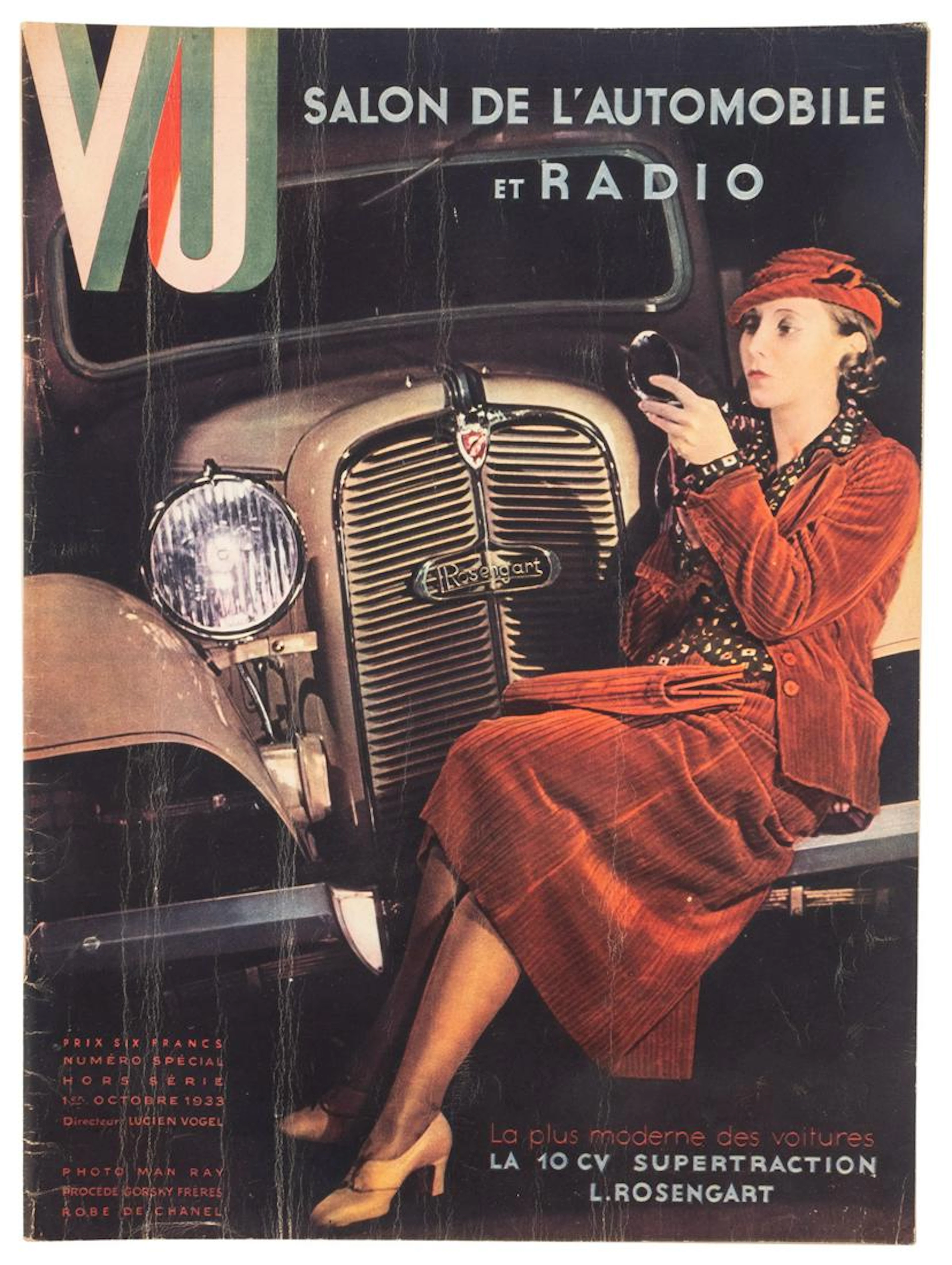 Vu Magazine with Man Ray cover