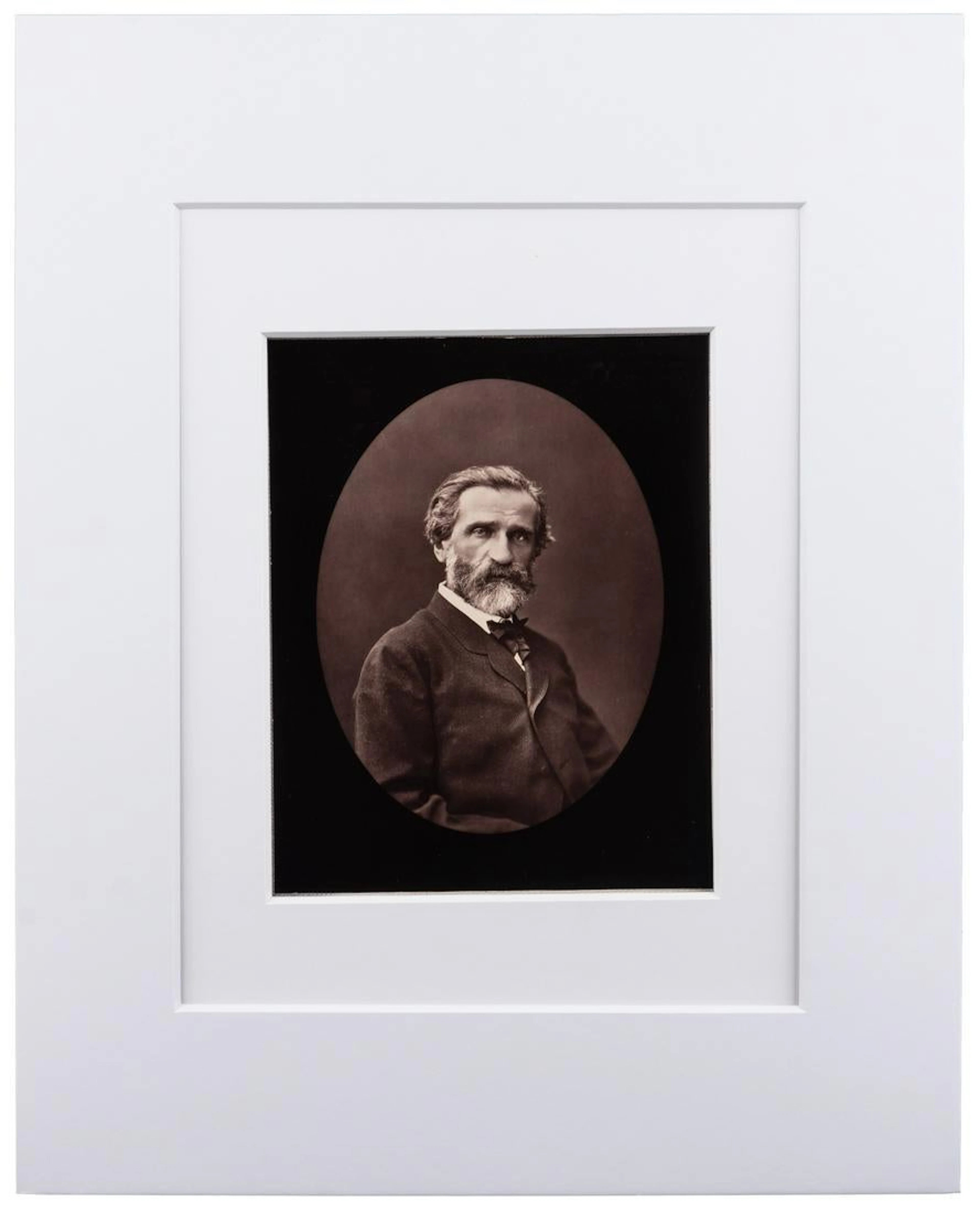 Mulnier Woodburytype portrait of Verdi