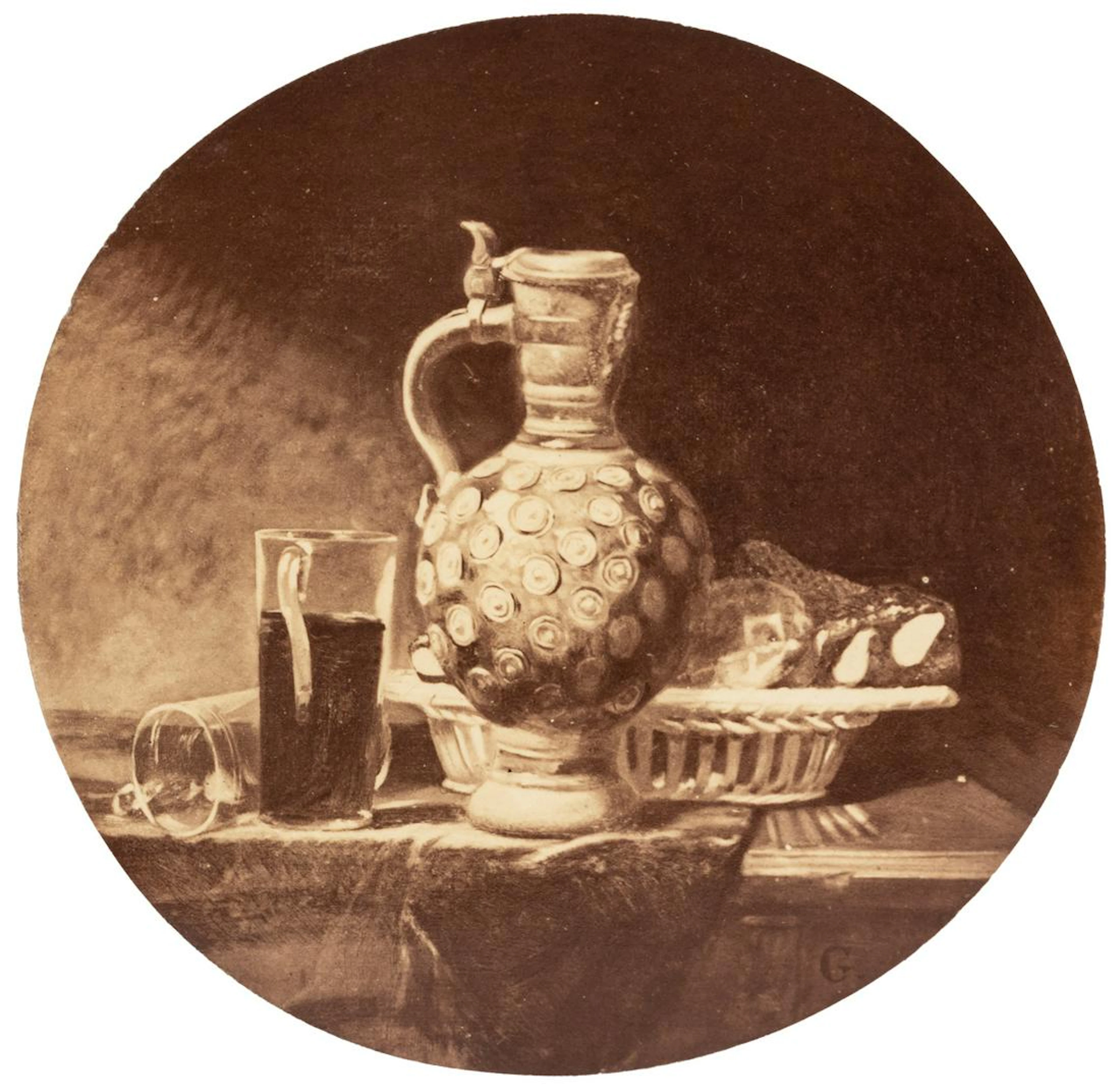 Charles Nègre paper negative, Still Life