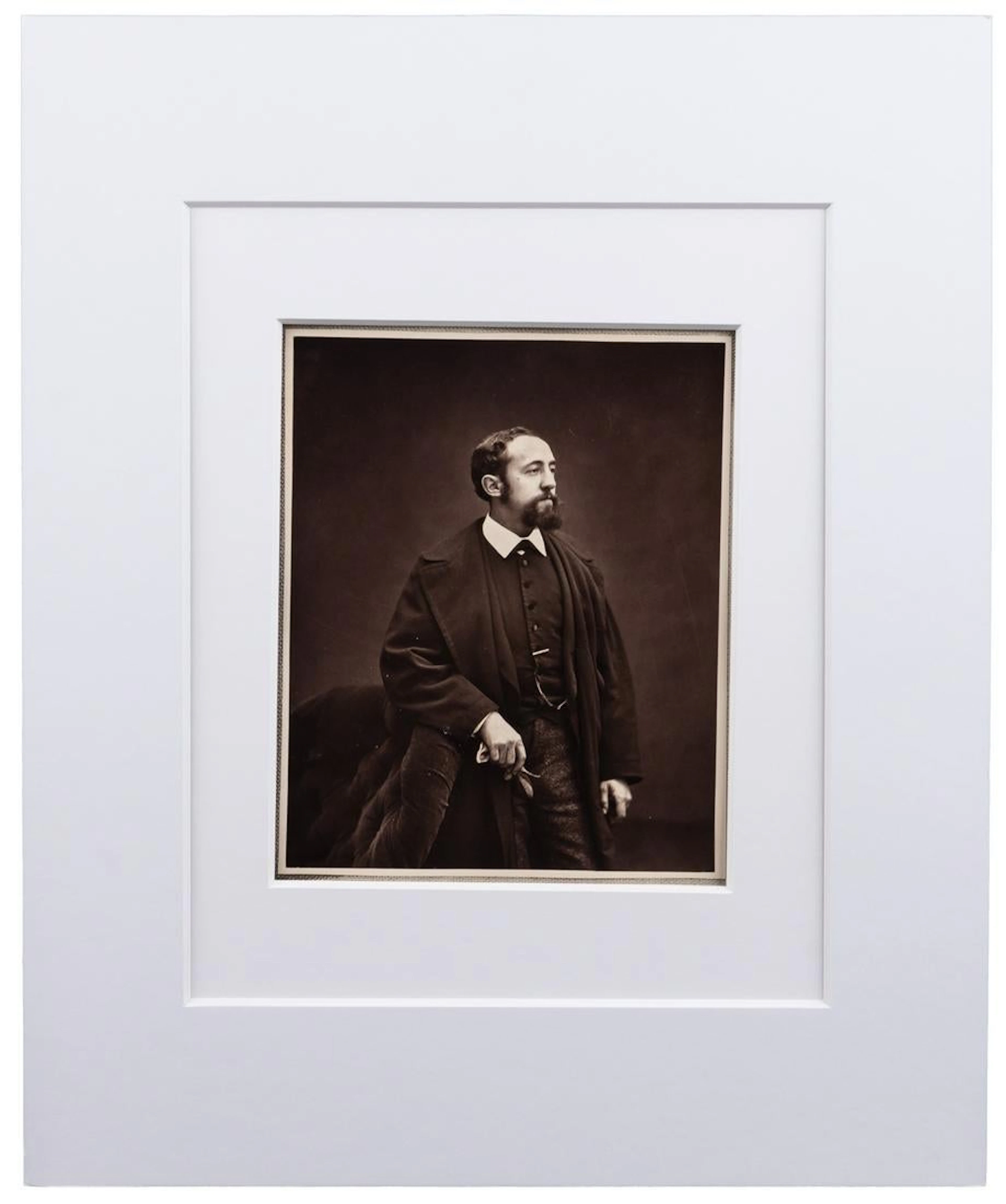 Pierre Petit Woodburytype portrait of J. Claretie