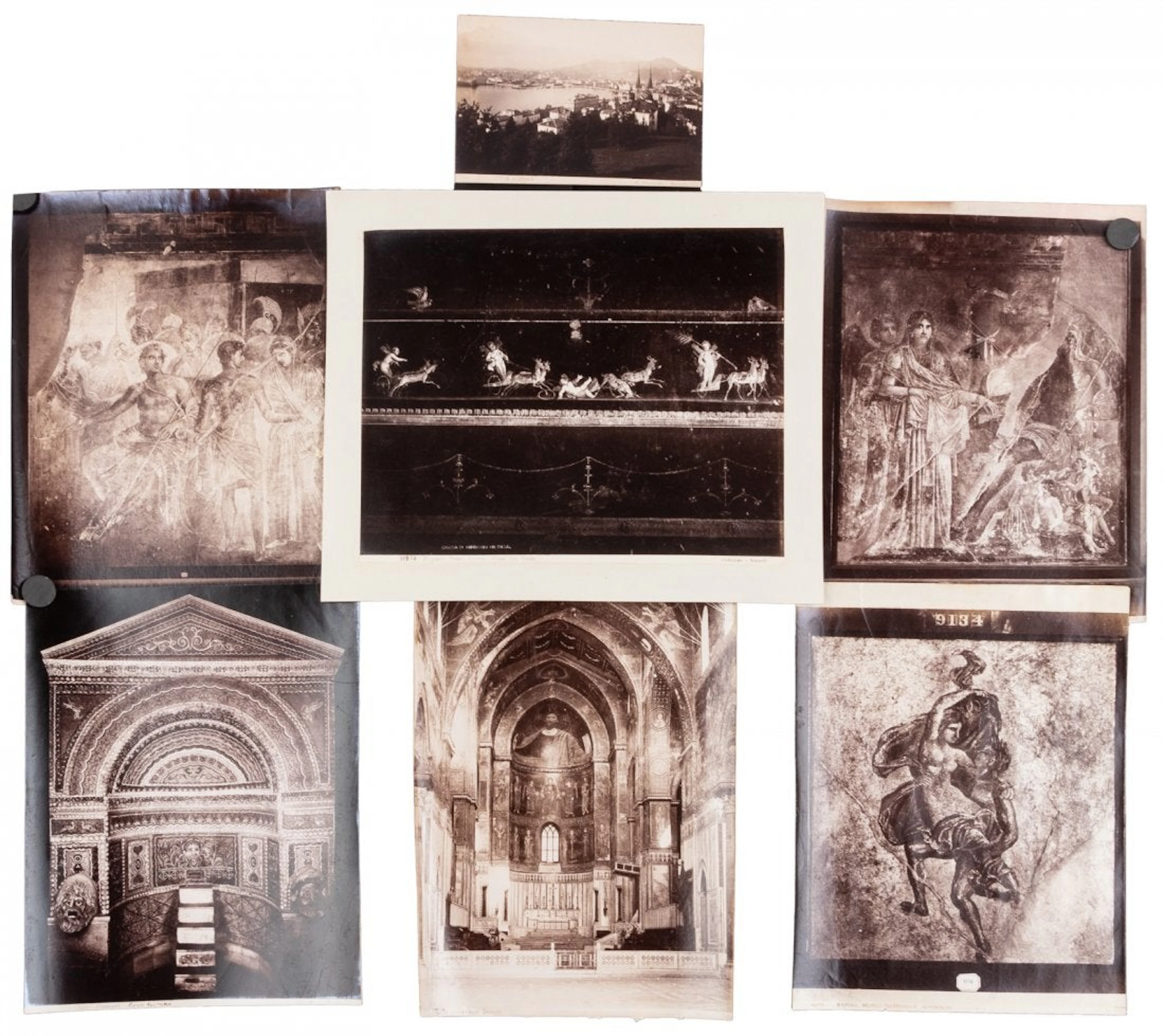 Seven albumen photographs from Giorgio Sommer