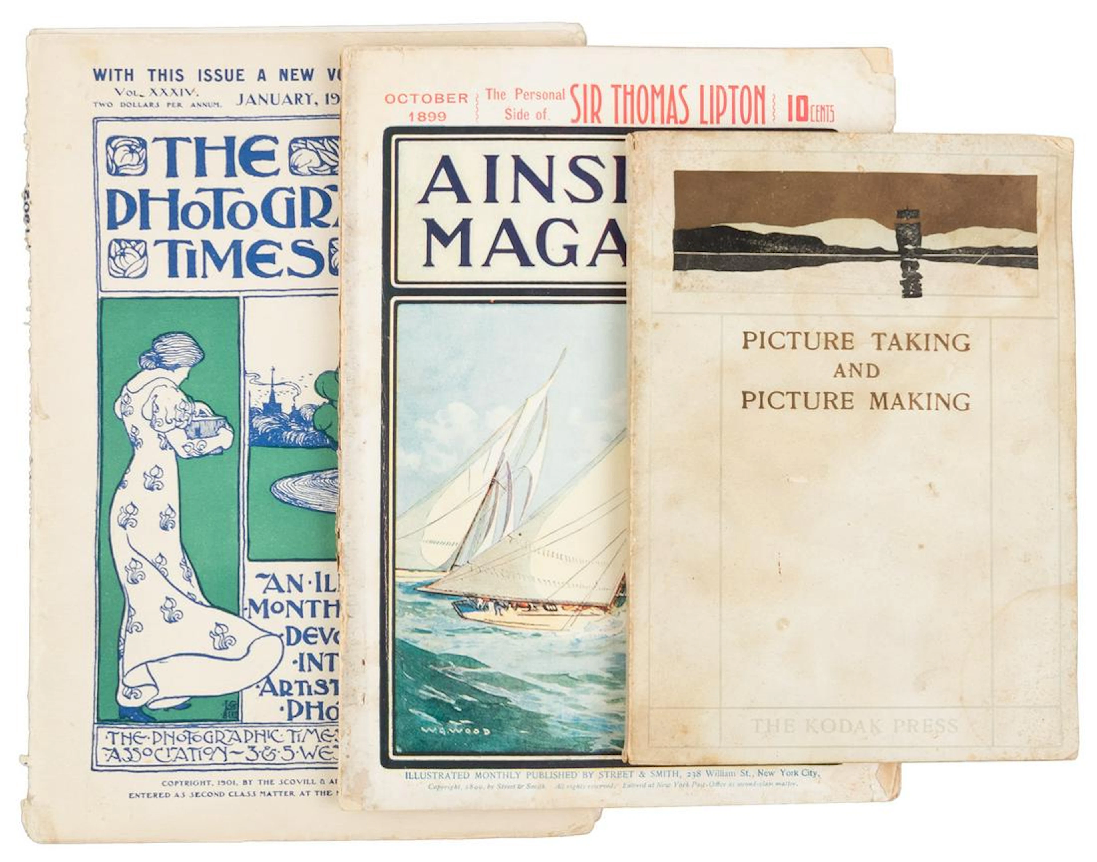 3 Volumes on Photography at beginning of 1900s
