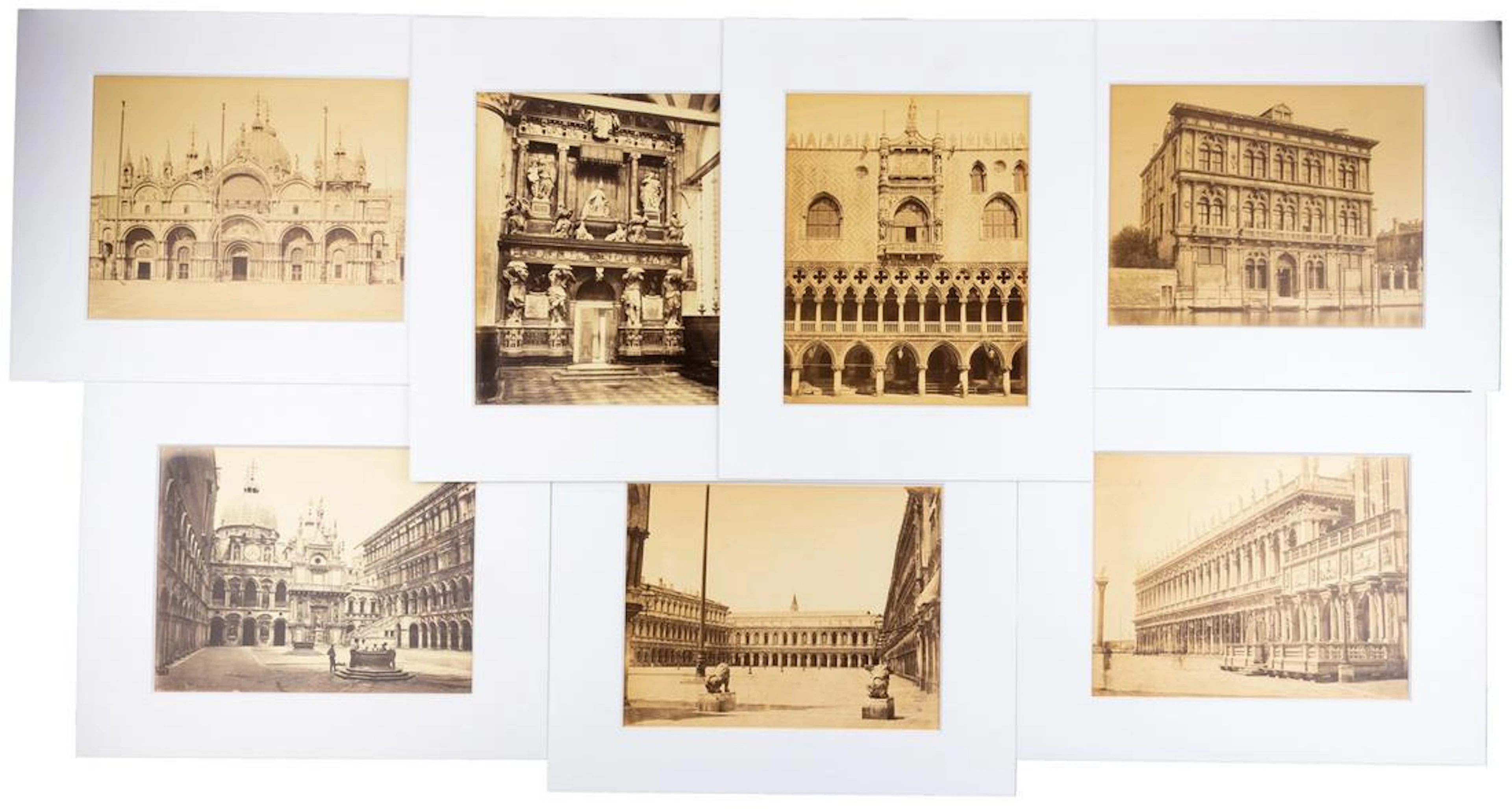 Seven photographs by Carlo Ponti