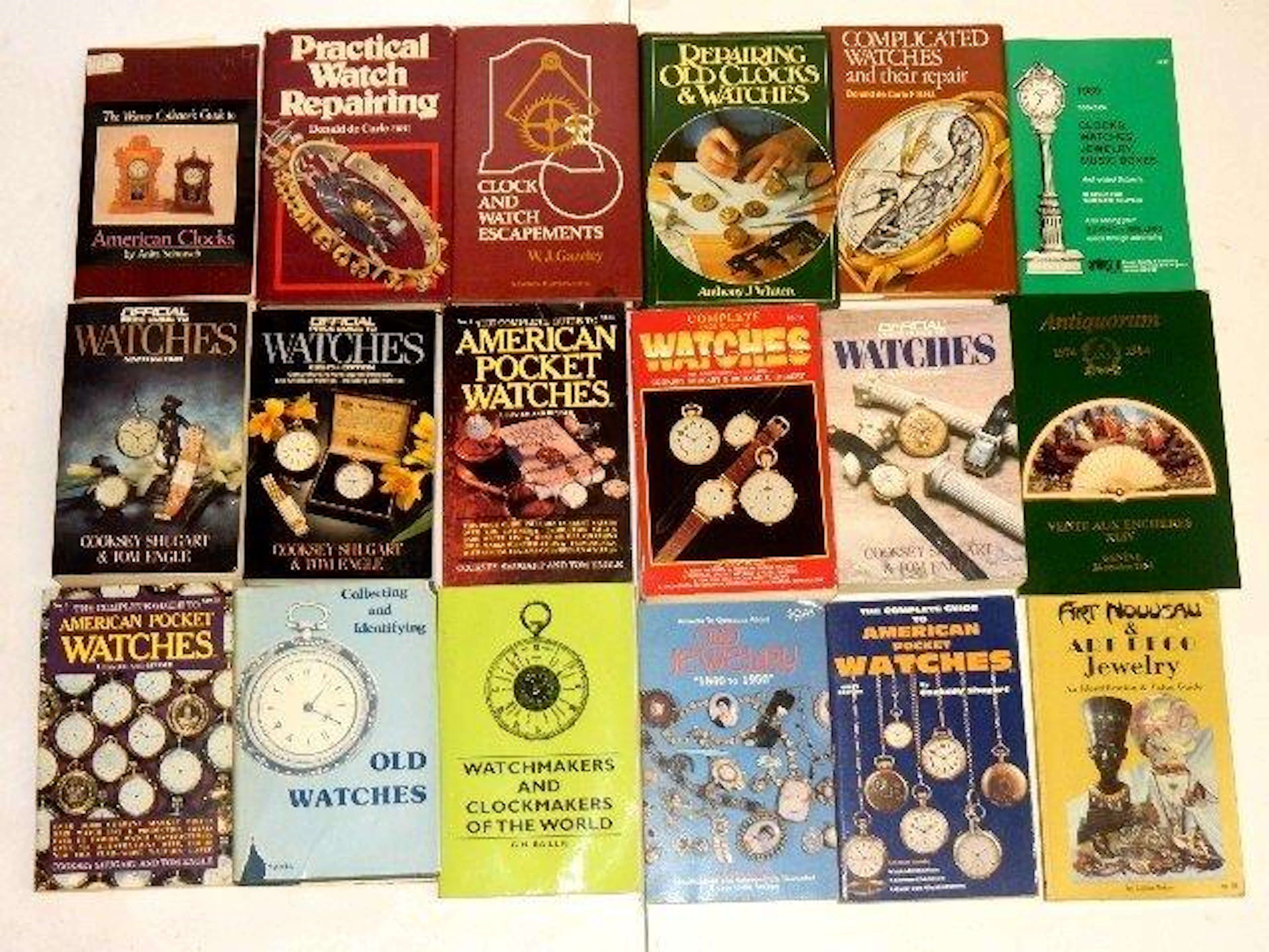 50 Books On Clocks, Watches & Jewelry