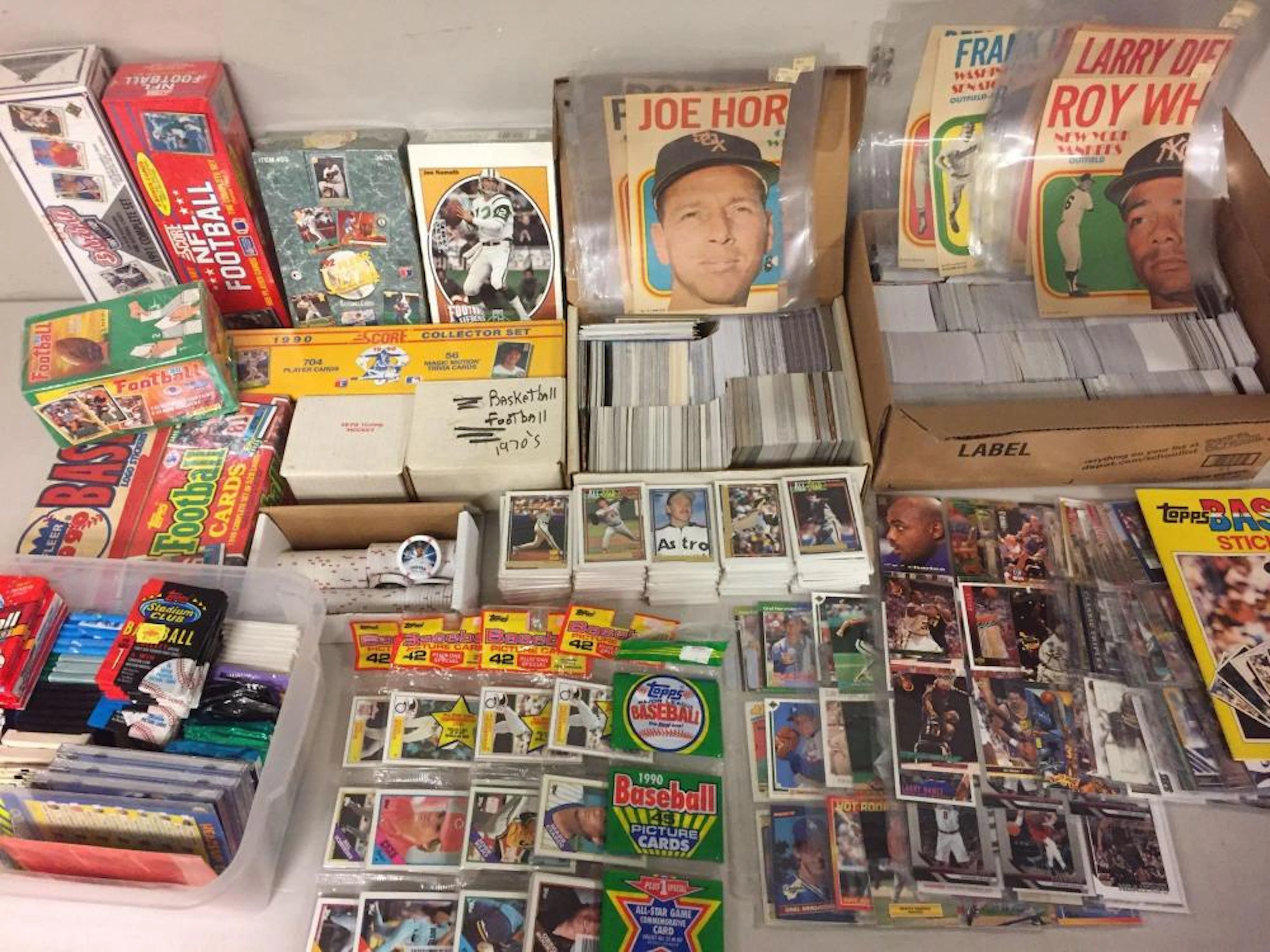 Sports Card Collection 1970's - Modern