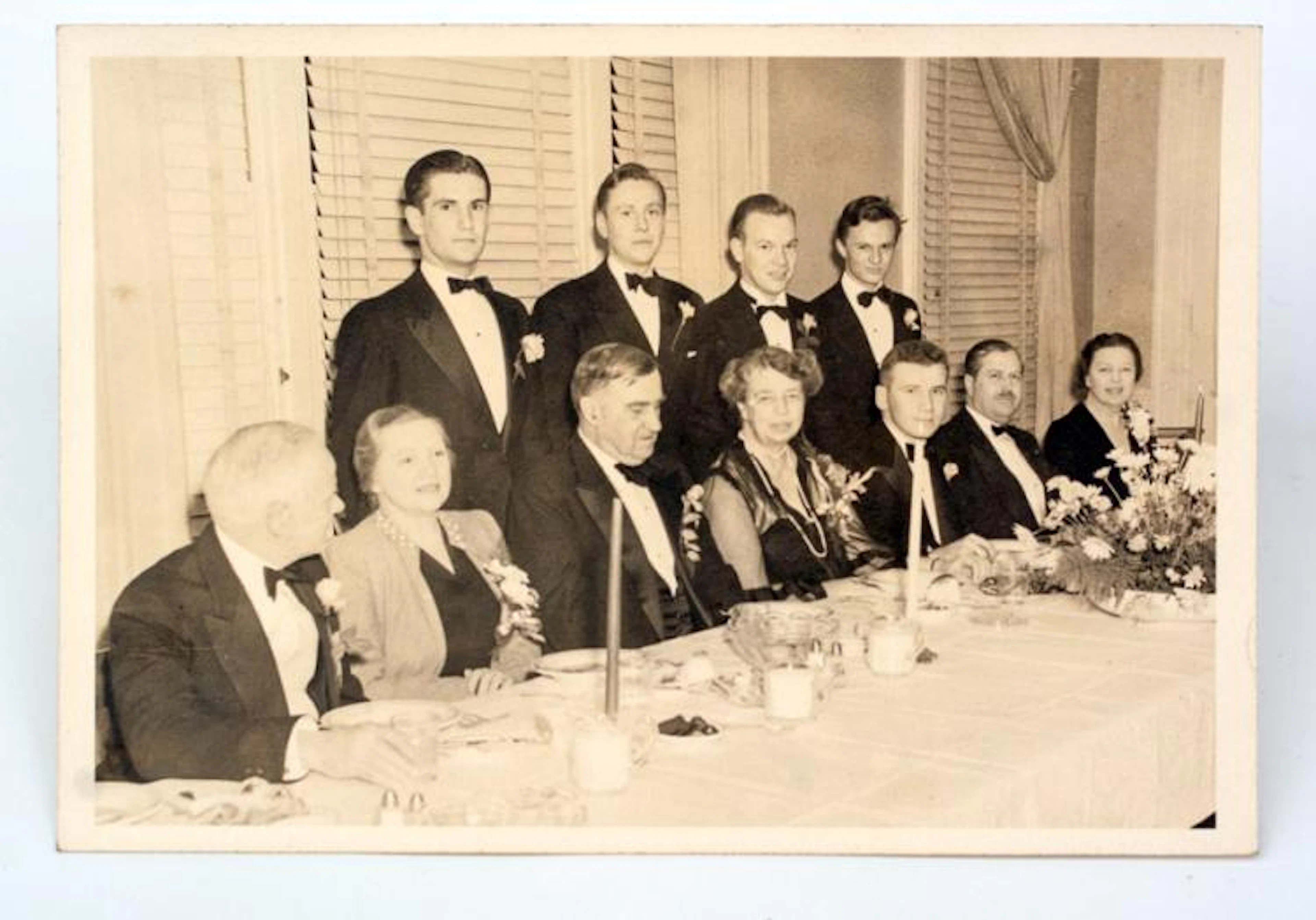 Eleanor Roosevelt visits Bowdoin College, 1942