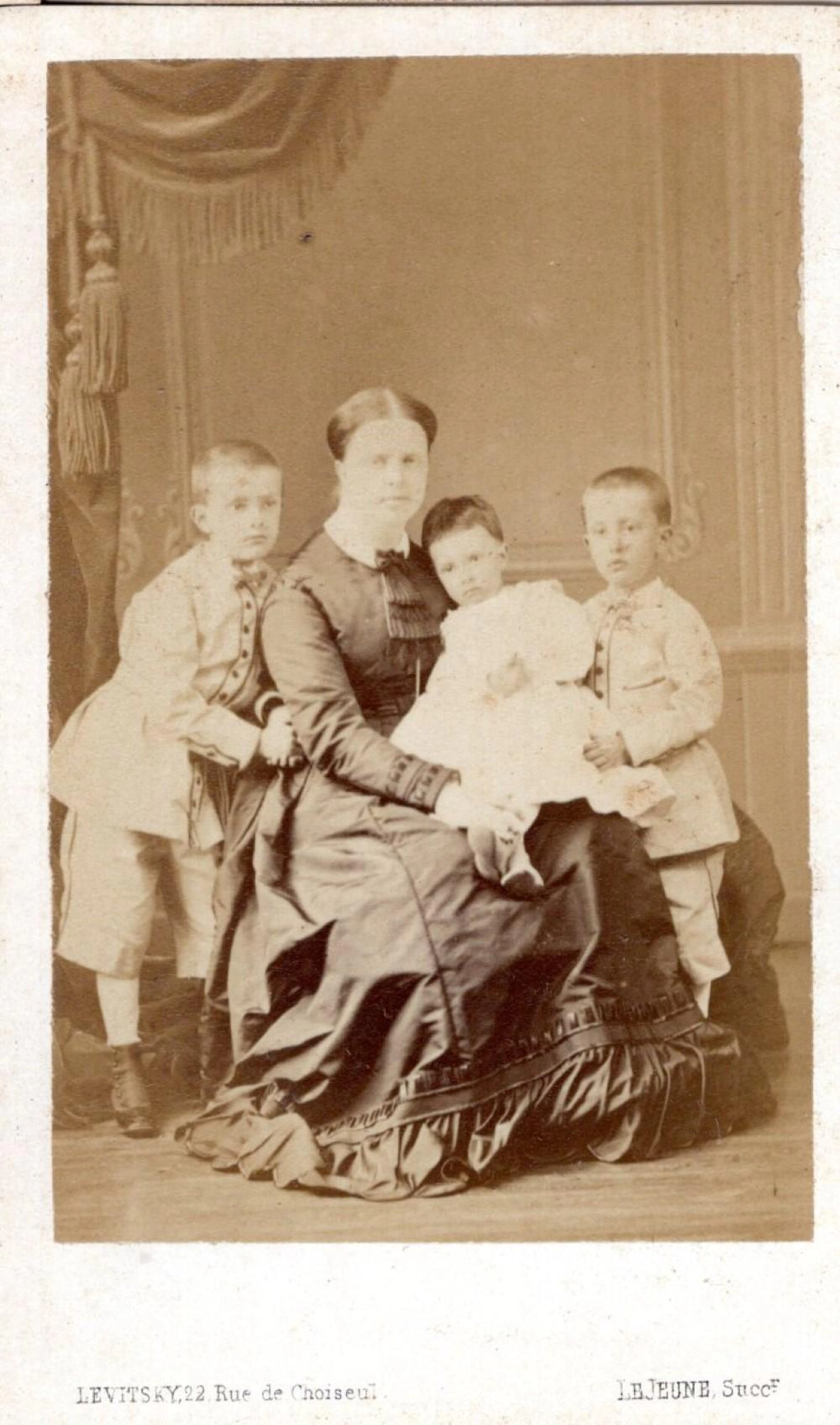 Princess Clotilde and family CDV circa 1868