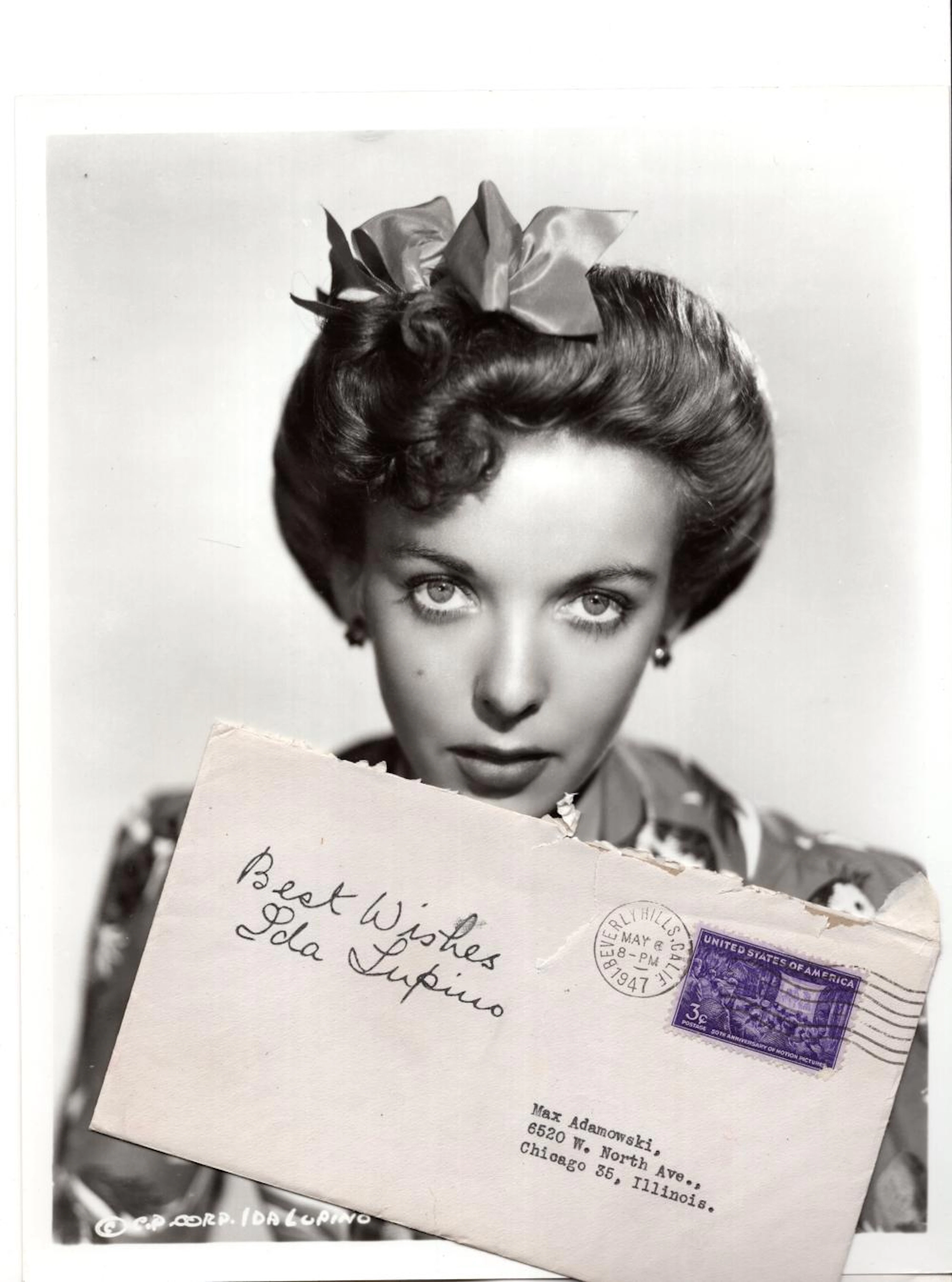 Ida Lupino autograph