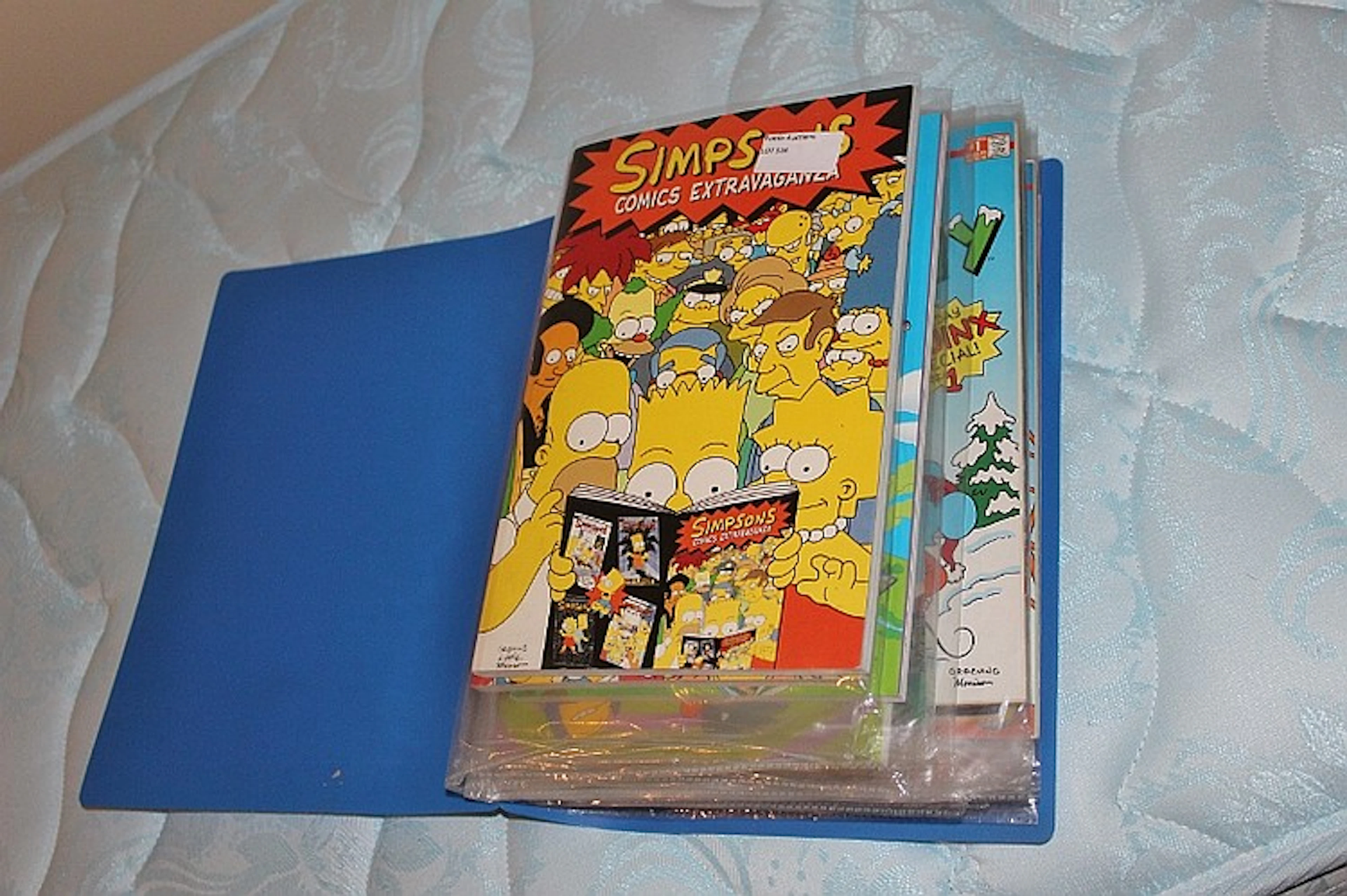 Collection of Vintage Comics Including Indiana Jones, Simpsons Etc.