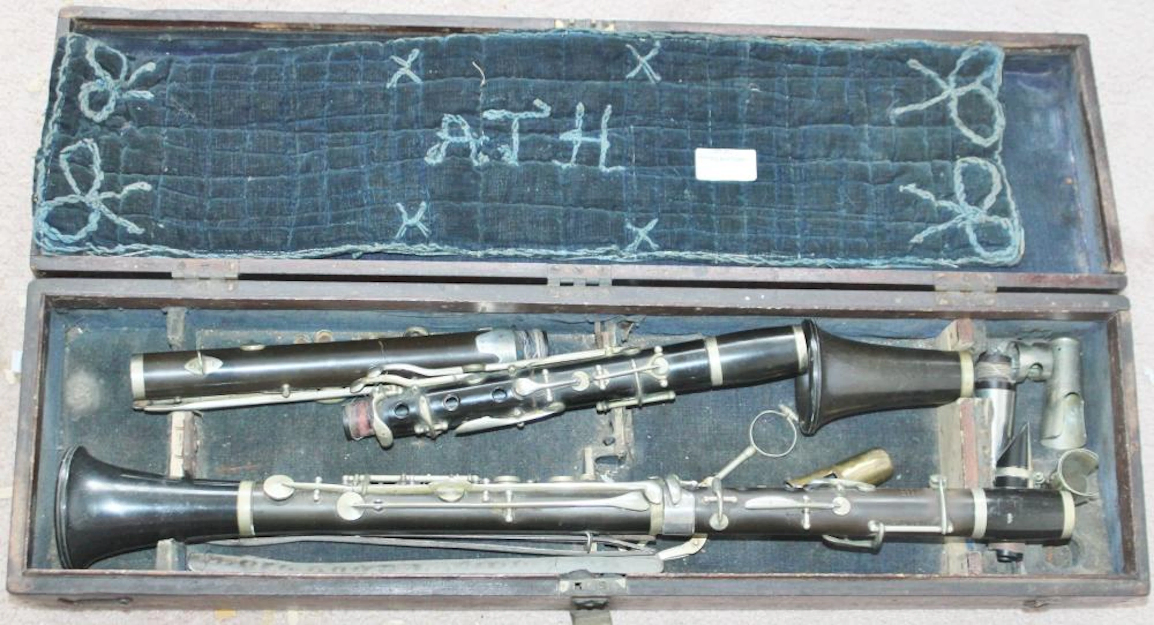Clarinet Boosey & Co Makers London in Original Antique Cedar Box