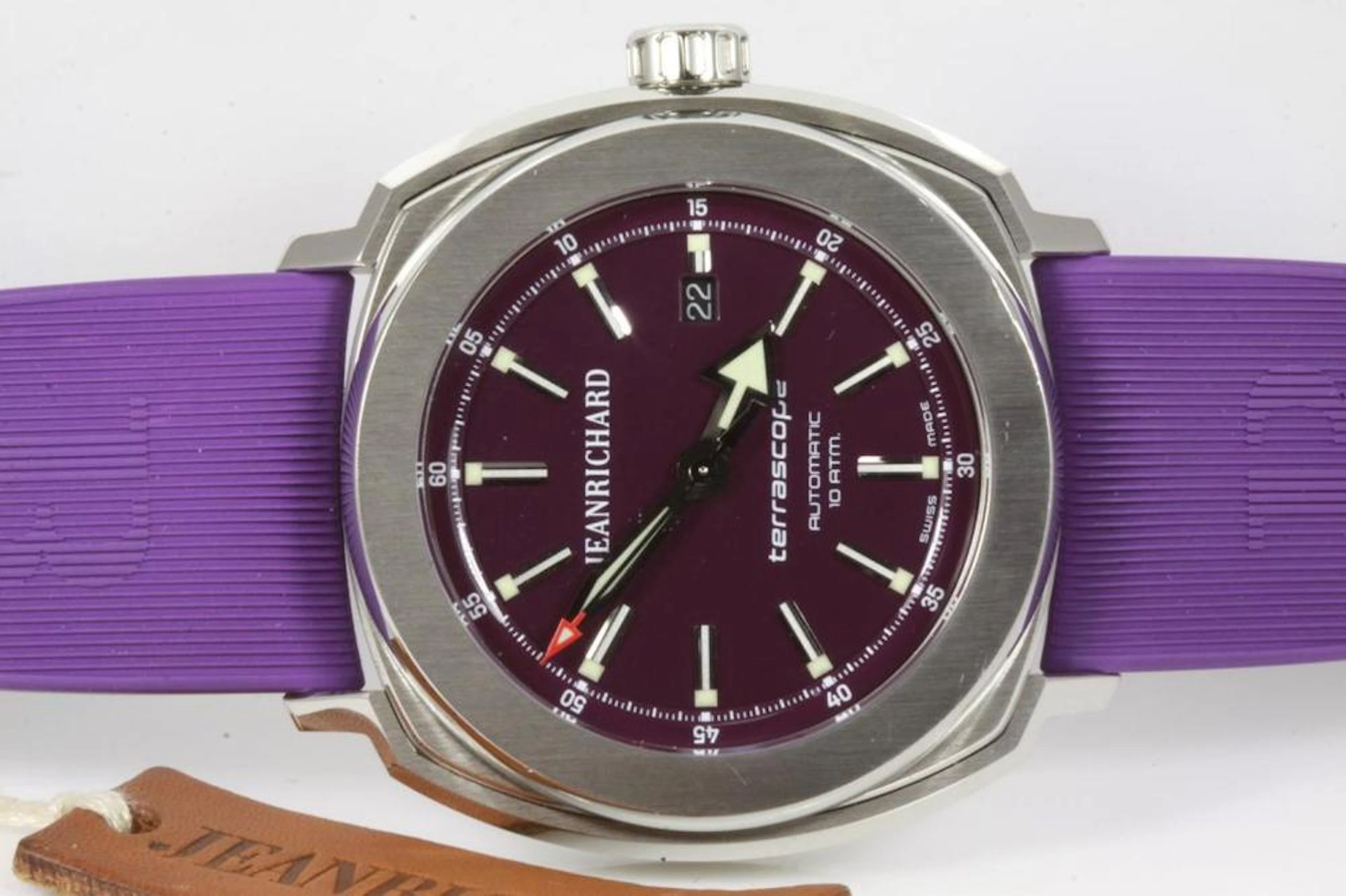 Jeanrichard Terrascope stainless steel automatic watch
