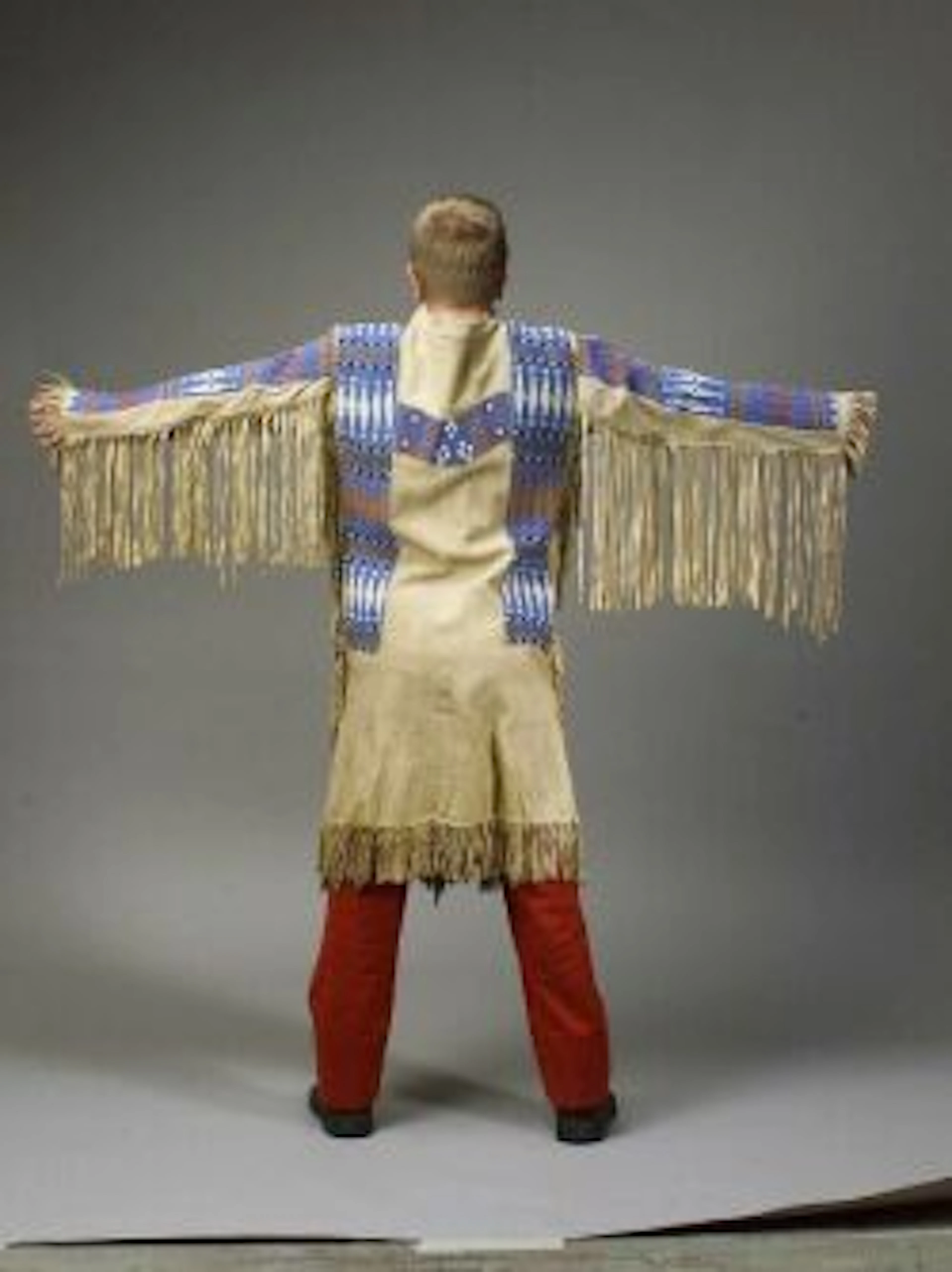 Plains Beaded Hide Coat